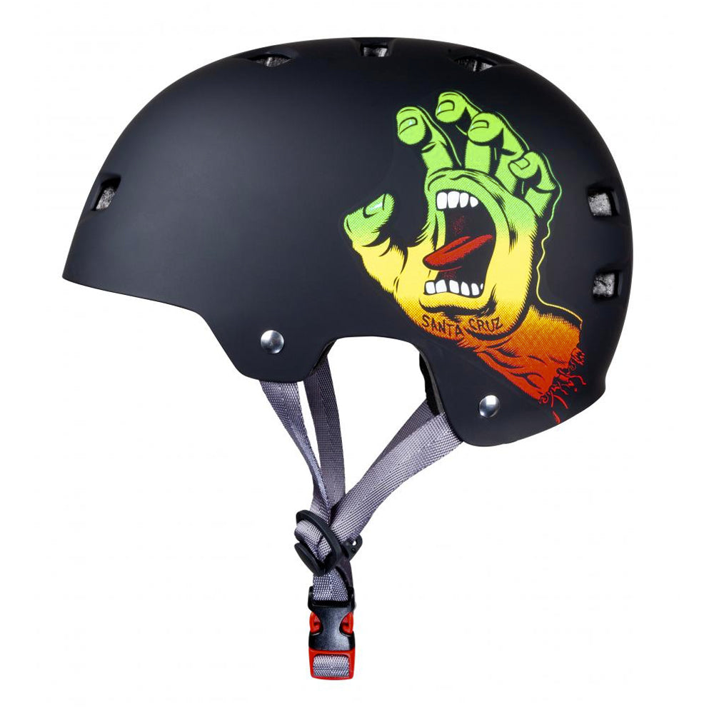 Bullet x Santa Cruz Helmet Screaming Hand - Rasta - Prime Delux Store