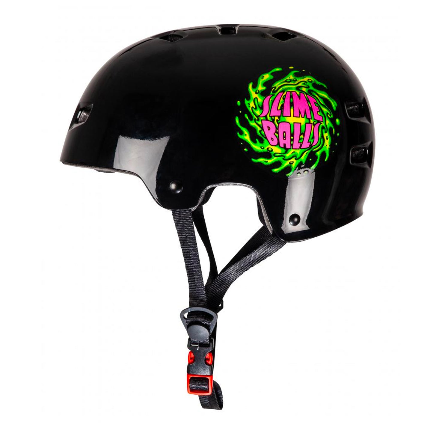 Bullet x Slime Balls Helmet Slime Logo 49-54cm Black OSFA Youth - Prime Delux Store