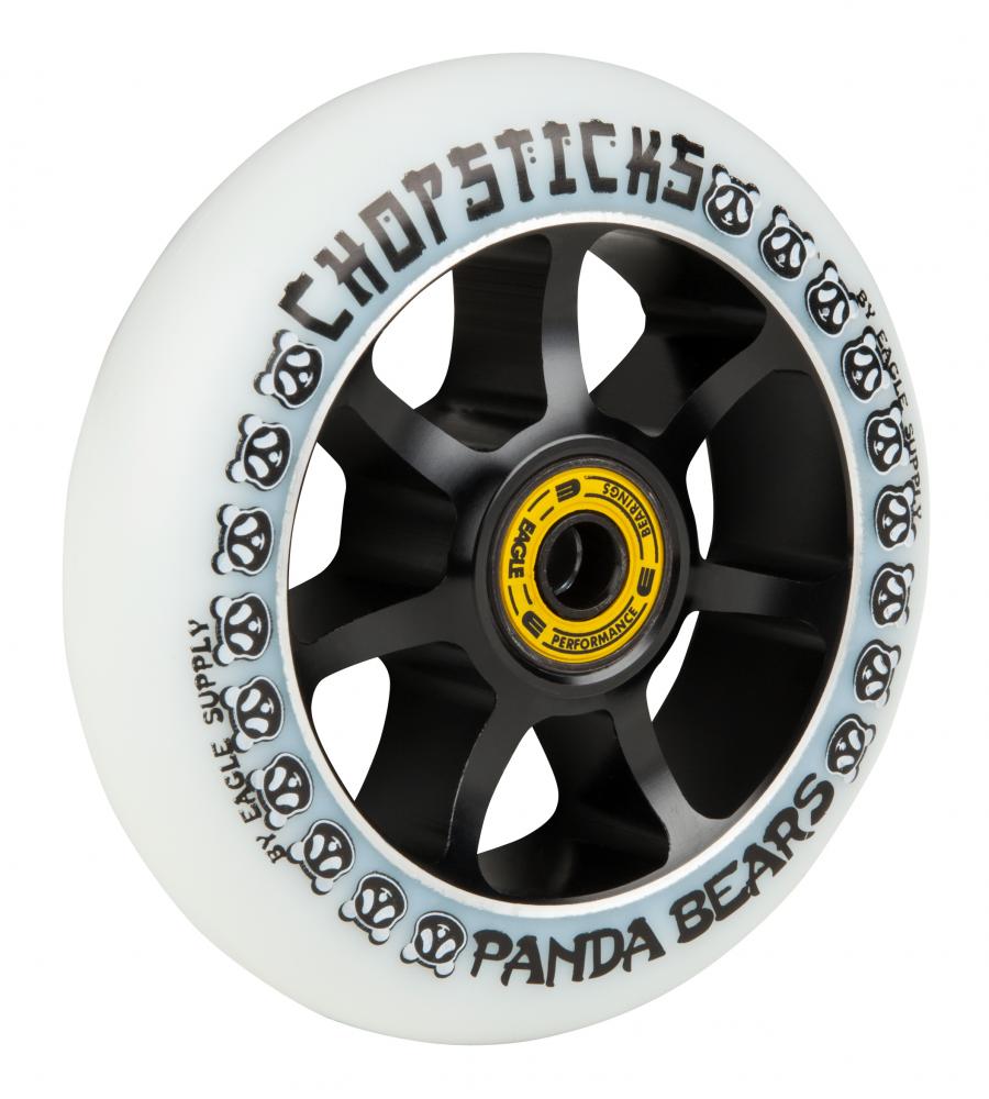 Chopsticks Wheel Panda Bears White 100mm - Prime Delux Store