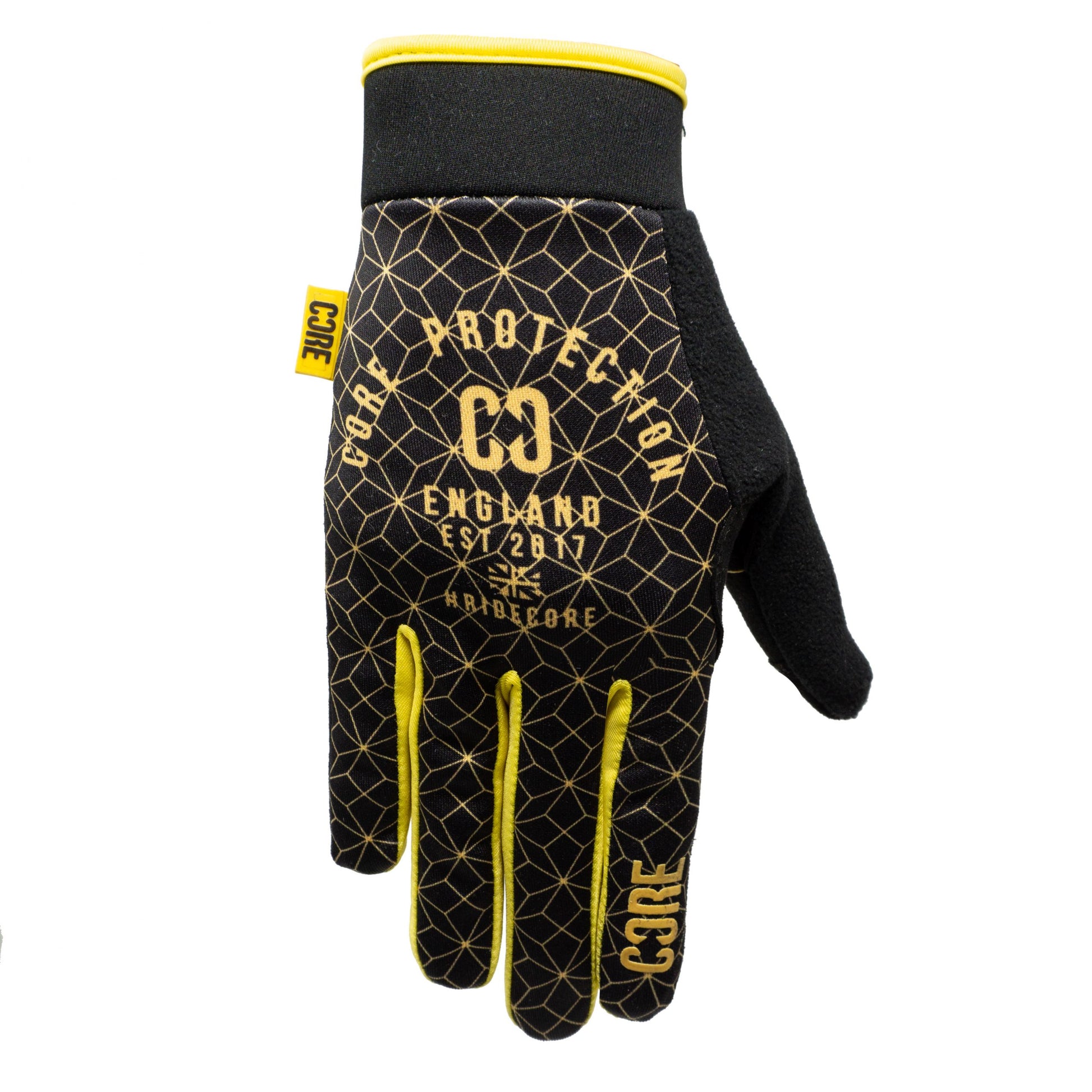 CORE Protection Gloves SR – Black / Gold Geo - Prime Delux Store