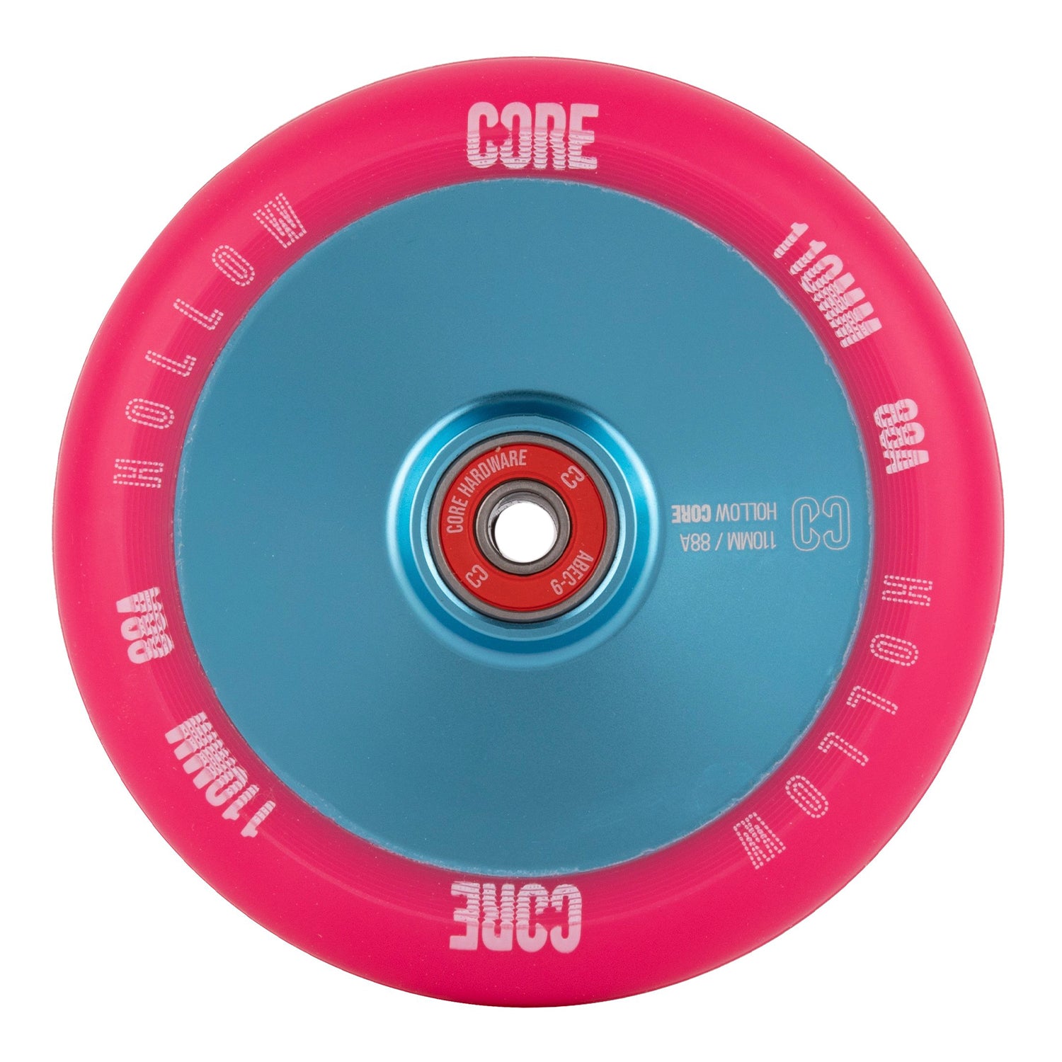 CORE Hollow Stunt Scooter Wheel V2 110mm - Pink / Blue - Prime Delux Store