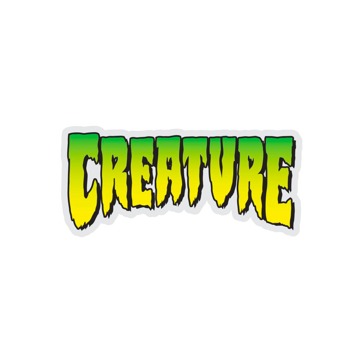 Creature Logo Sticker - Yellow / Black - Prime Delux Store