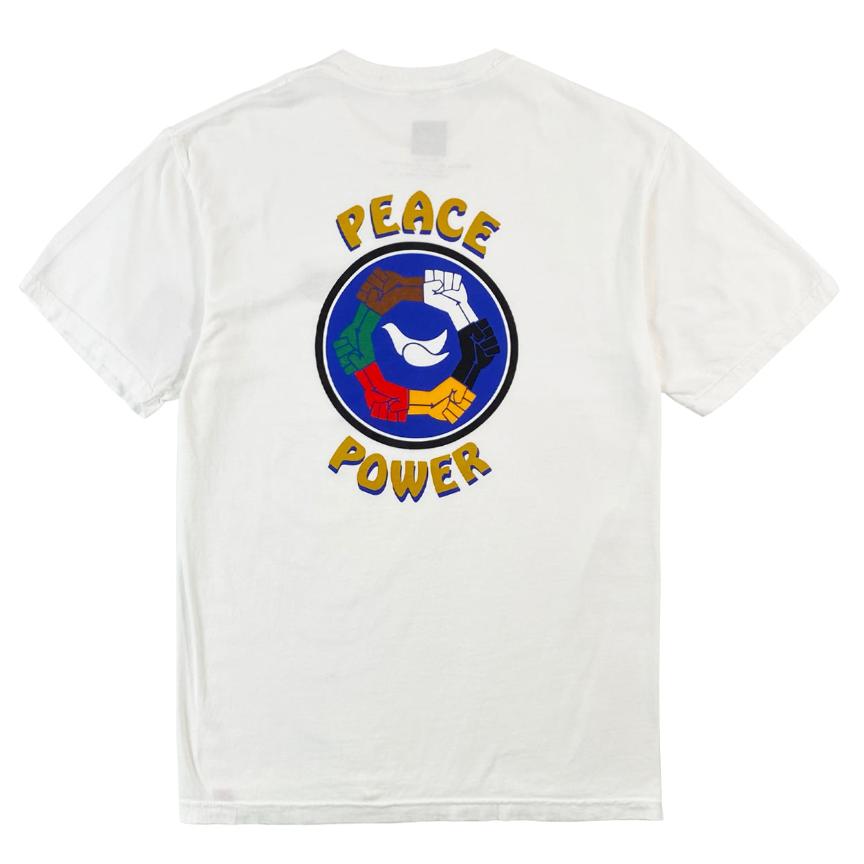 Chocolate Skateboards Peace Power T-Shirt - White - Prime Delux Store
