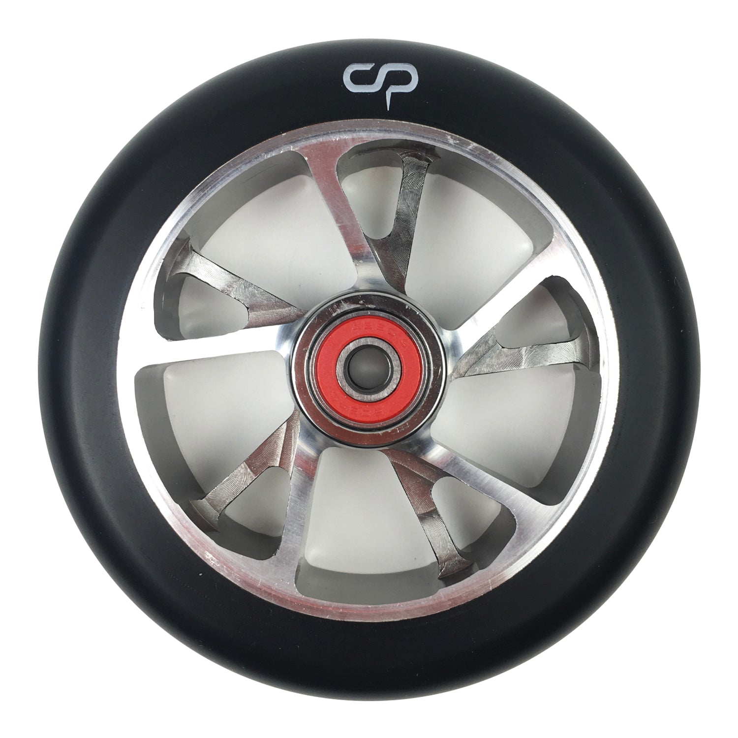 CRISP F1 Forged Wheel - 120mm - Black / Silver (Sold as a single item) - Prime Delux Store