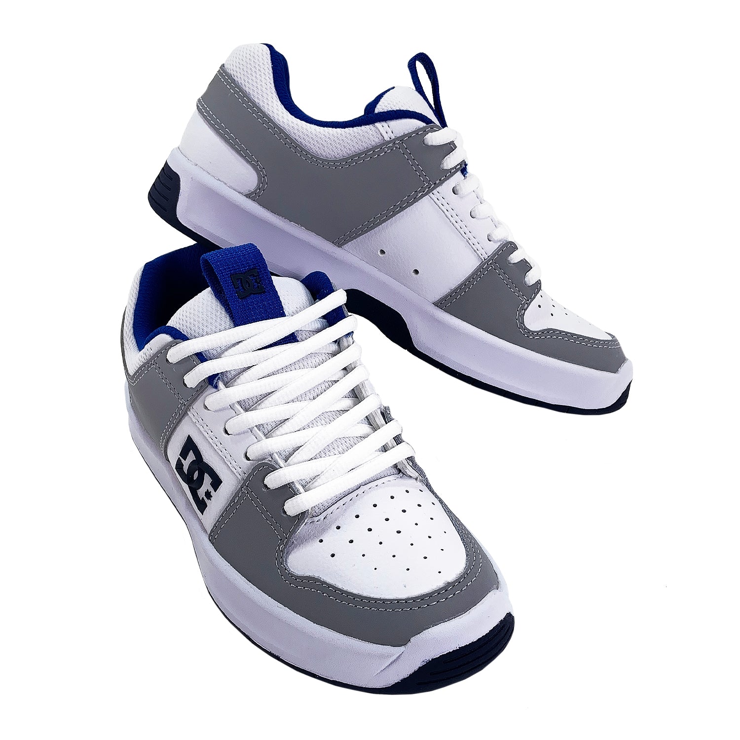 DC Lynx Zero Kids Shoes - Grey / White / Blue - Prime Delux Store