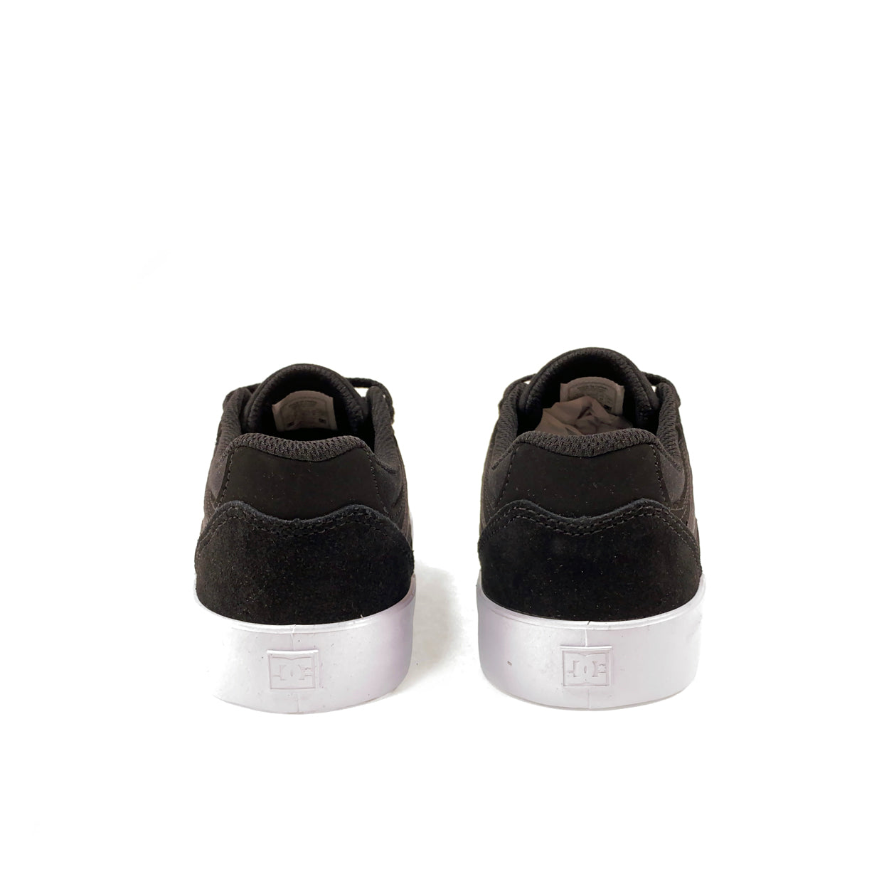 DC Shoes Kids Kalis Vulc Skate Shoes - Black / Black / White - Prime Delux Store