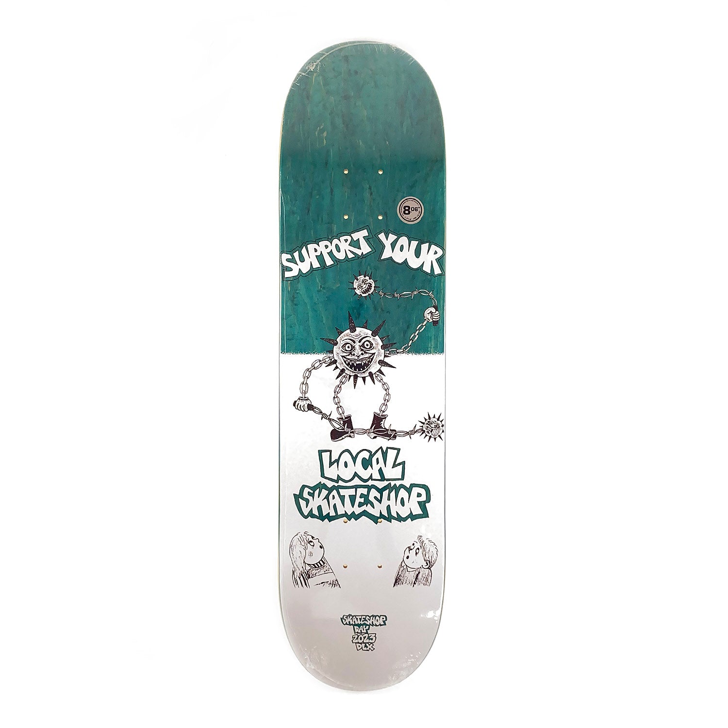 DLX x Skateshop Day 2023 deck by Mike Gigliotti Assorted Veneers - 8.06" - Prime Delux Store