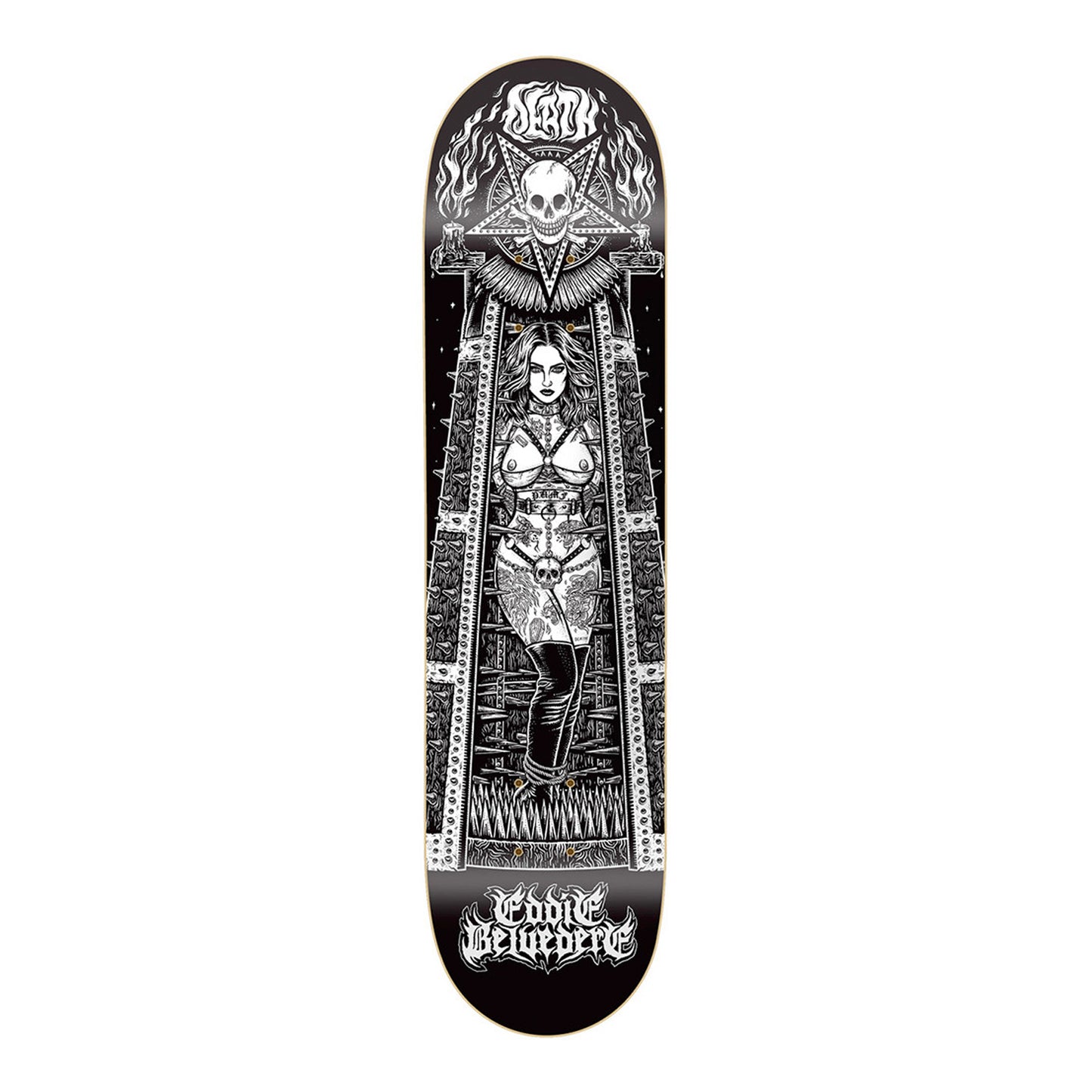 Death 8.5" Eddie Belvedere Maiden' Deck - Prime Delux Store