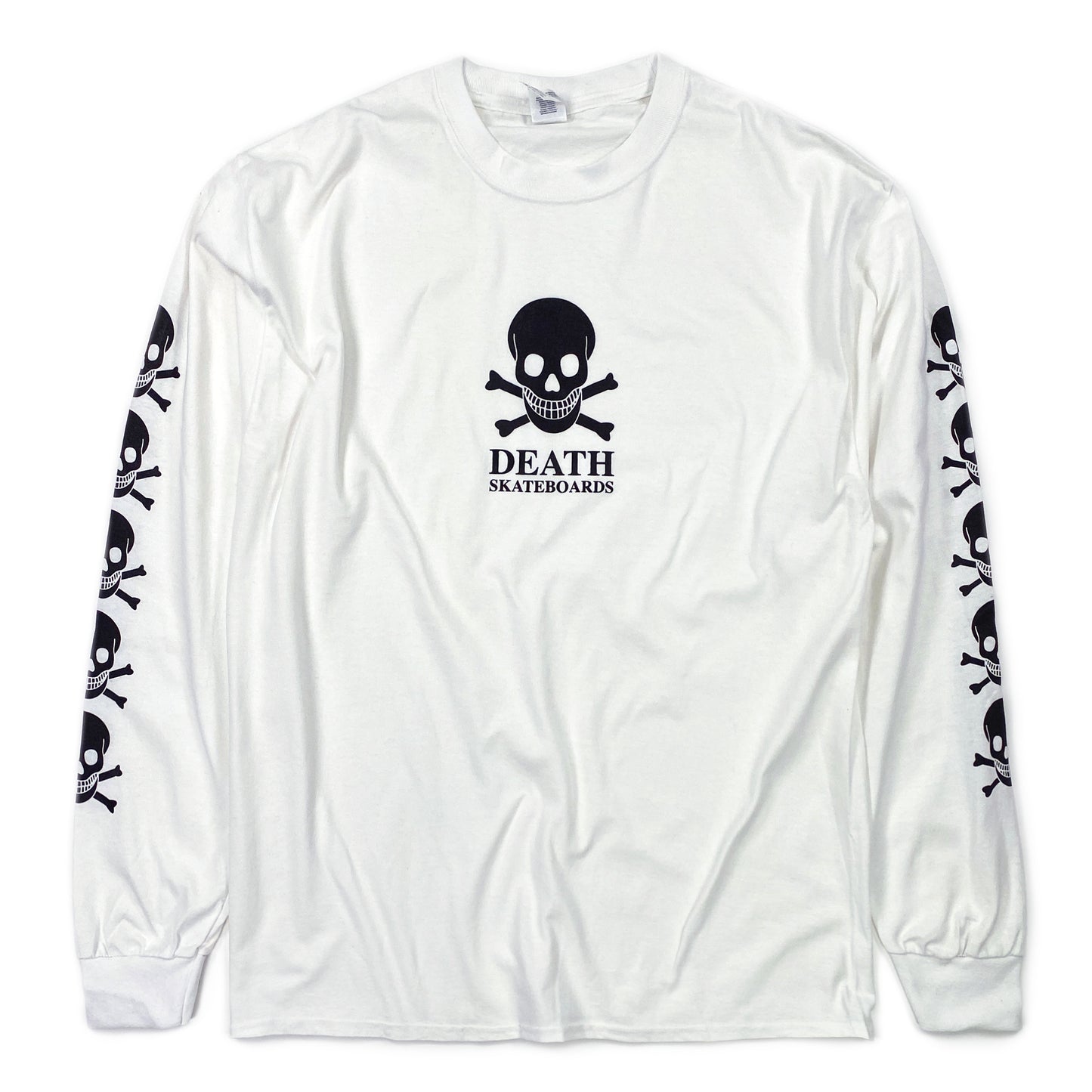 Death OG Long Sleeve T Shirt - White - Prime Delux Store