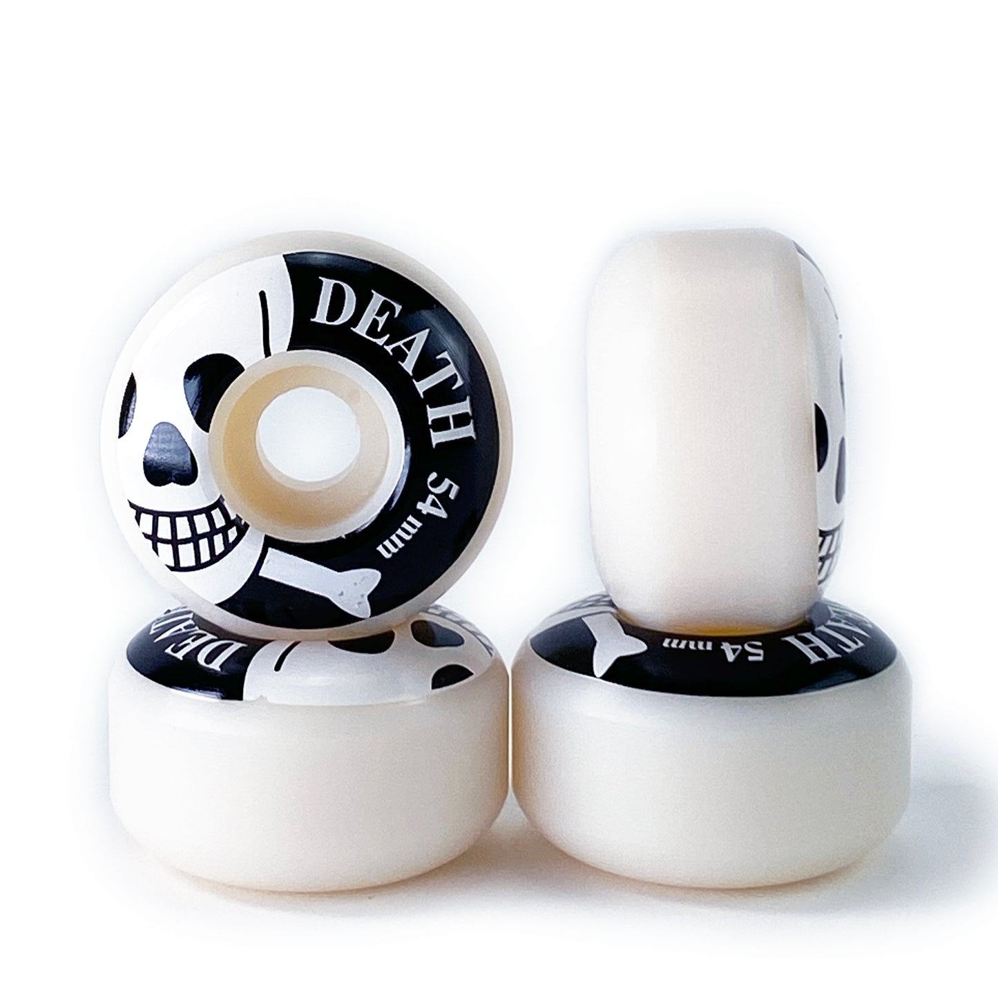 Death 54mm Skull Wheels - White - Prime Delux Store