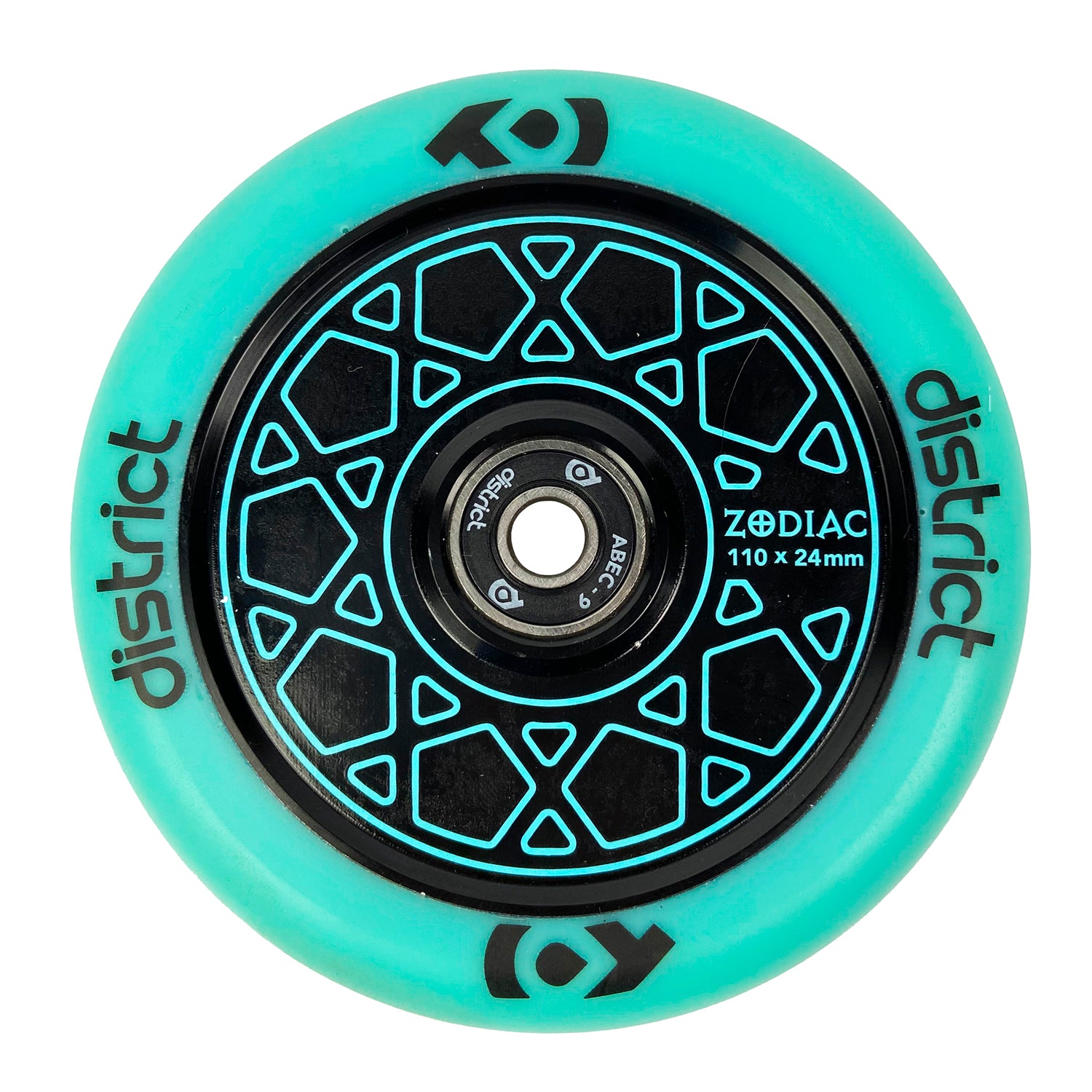 District Zodiac Wheel 110mm - Sky Blue / Black - Prime Delux Store