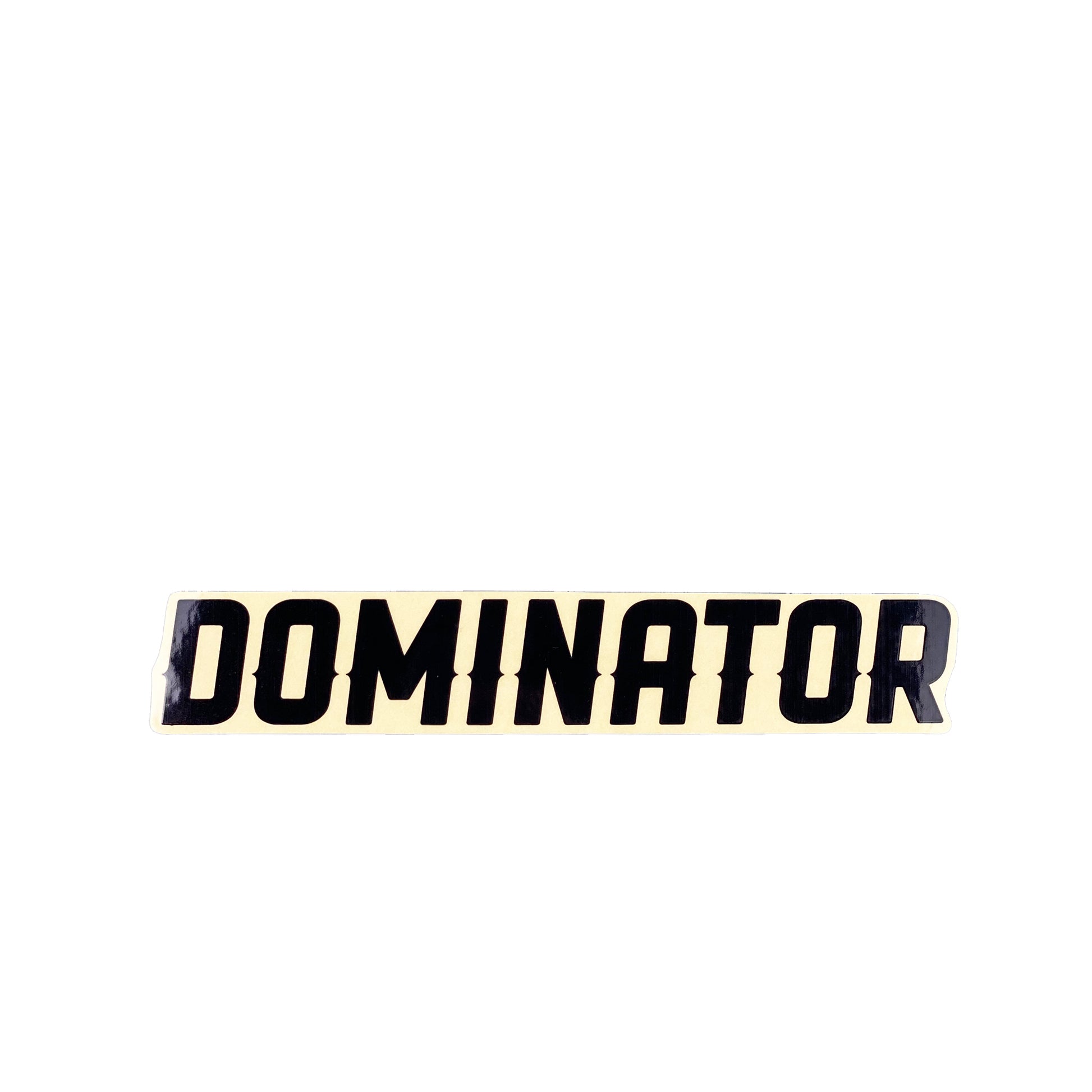 Dominator Strip Logo Sticker - Black - Prime Delux Store