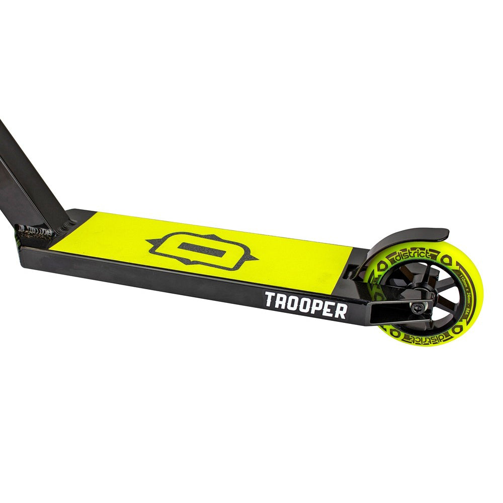 Dominator Trooper Complete Scooter -  Black / Neon Yellow - Prime Delux Store