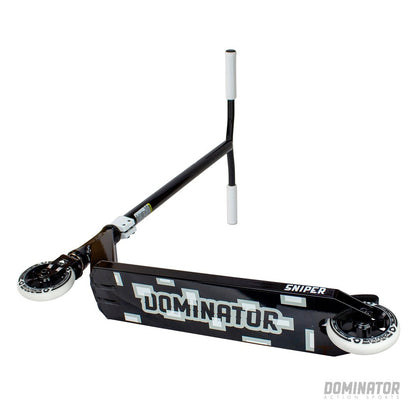 Dominator Sniper Complete Scooter - Black / White - Prime Delux Store
