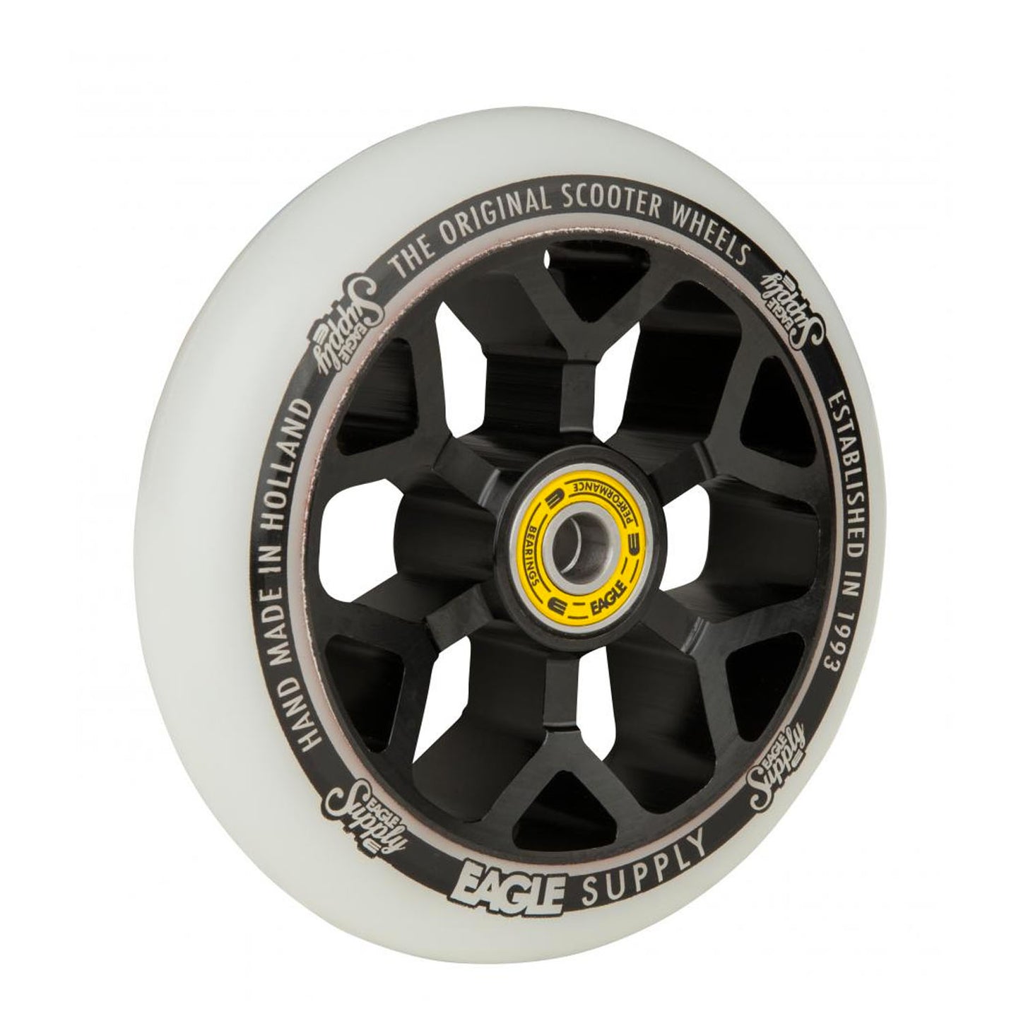 Eagle Supply Wheel Standard 6M Core 110 MM - Black / White - Prime Delux Store