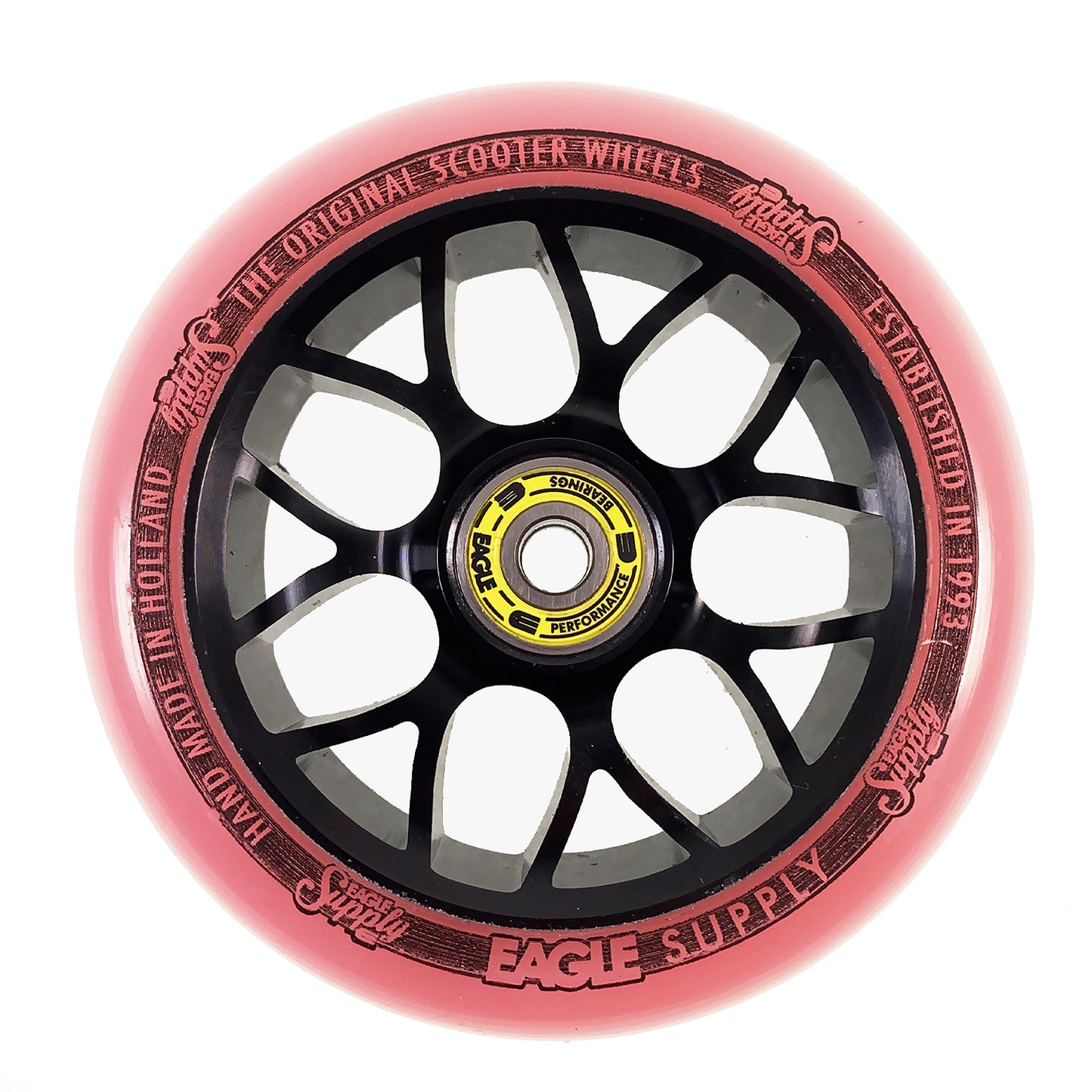 Eagle Supply Wheel Standard X6 Core 110 MM - Black / Pink - Prime Delux Store