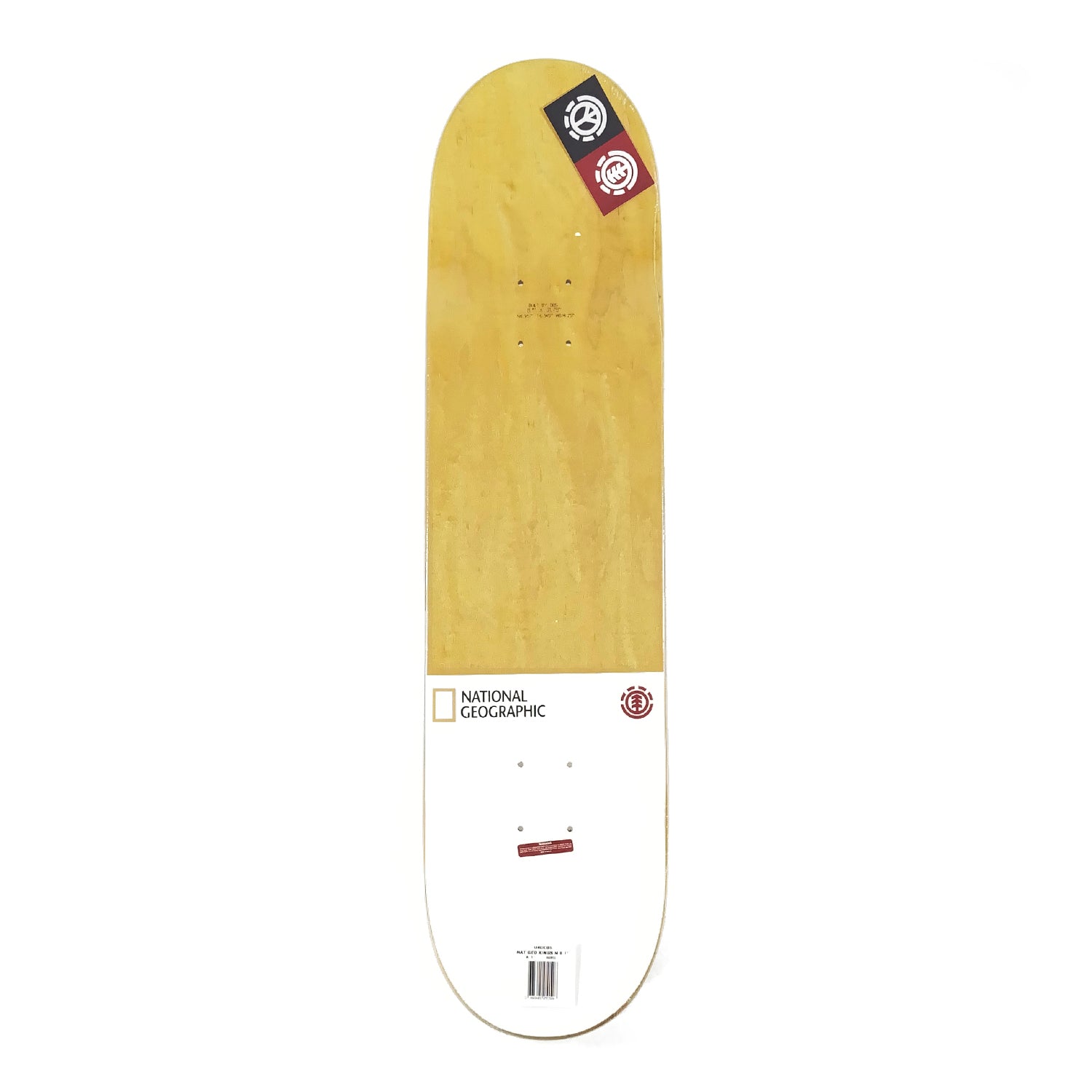 Element - 8.1" - National Geographic Kings Nyjah Huston Deck - Yellow / Black - Prime Delux Store
