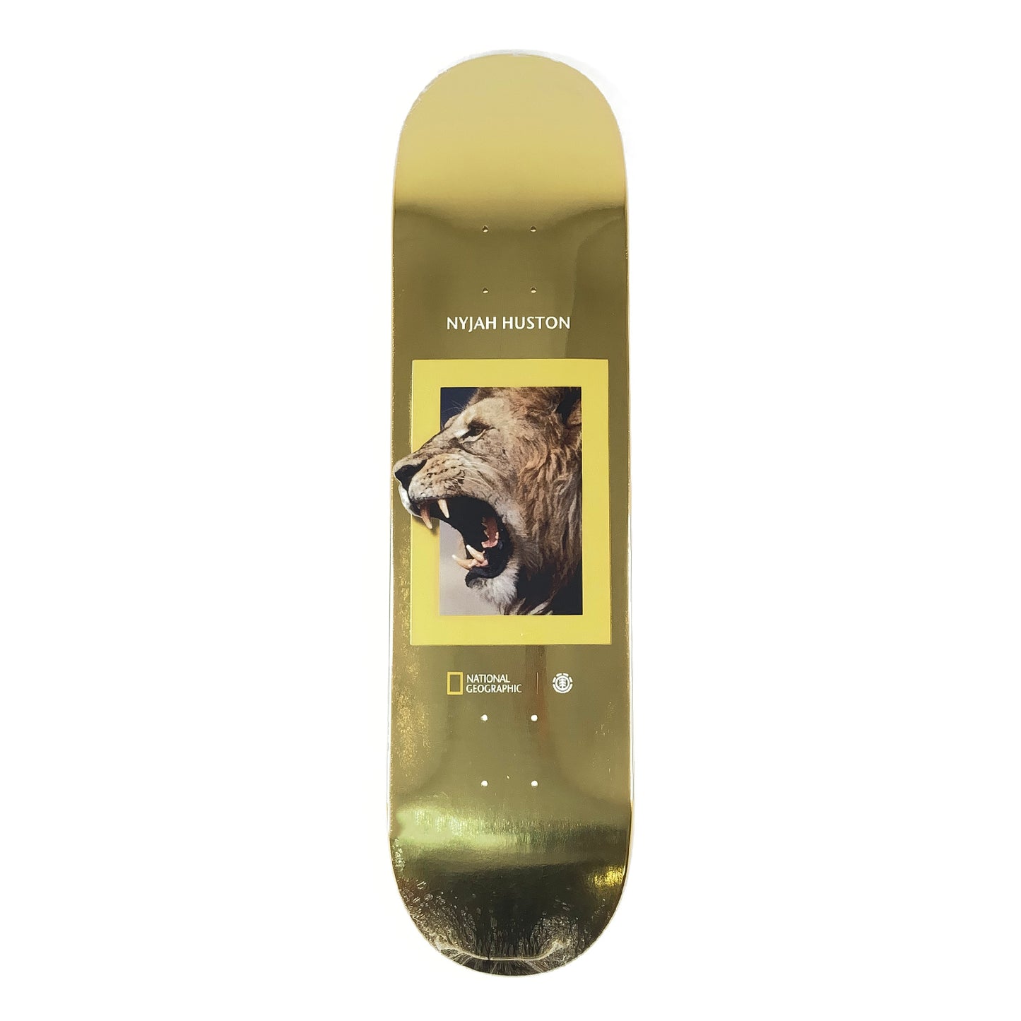 Element - 8.1" - National Geographic Kings Nyjah Huston Deck - Yellow / Black - Prime Delux Store