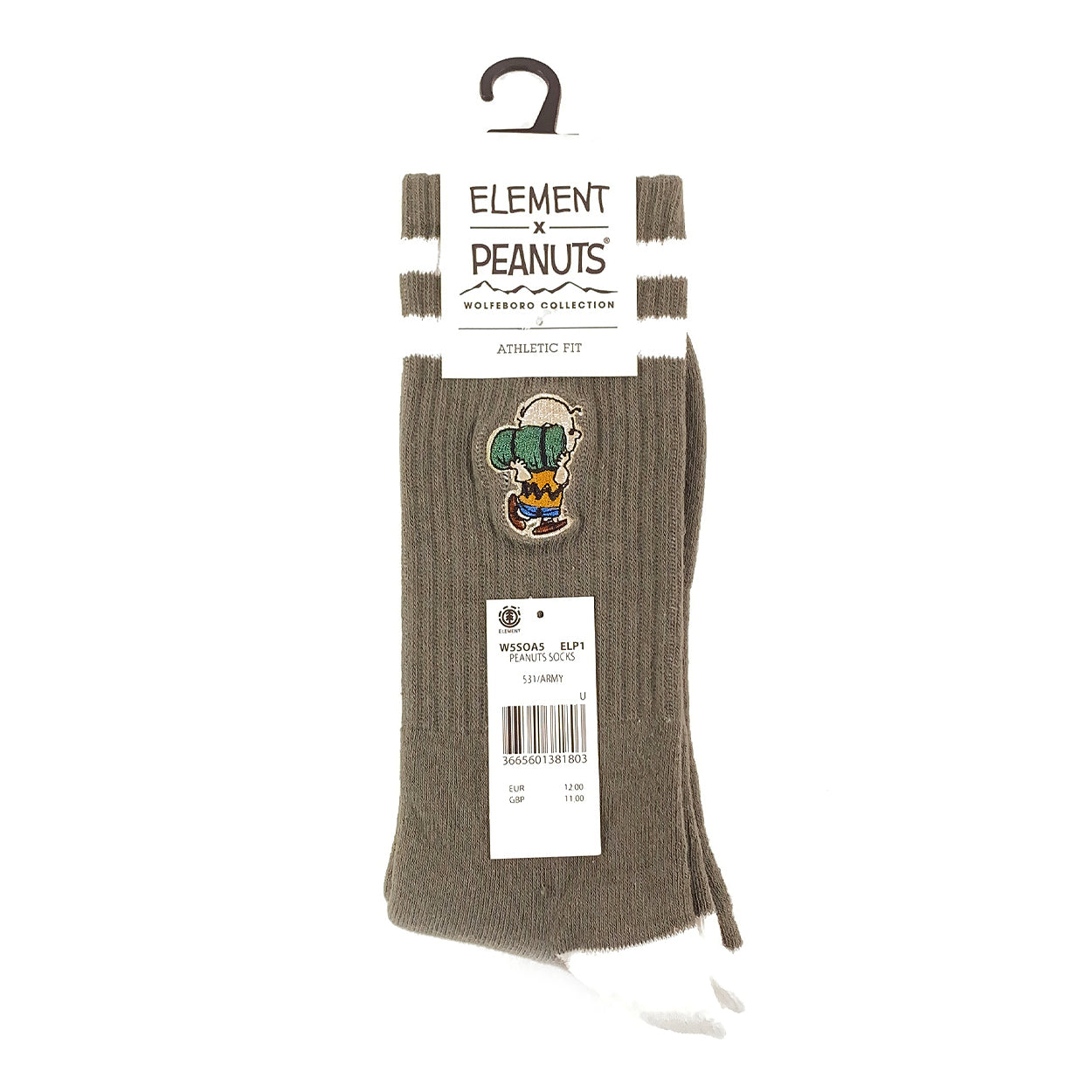 Element Peanuts Socks - Army - Prime Delux Store