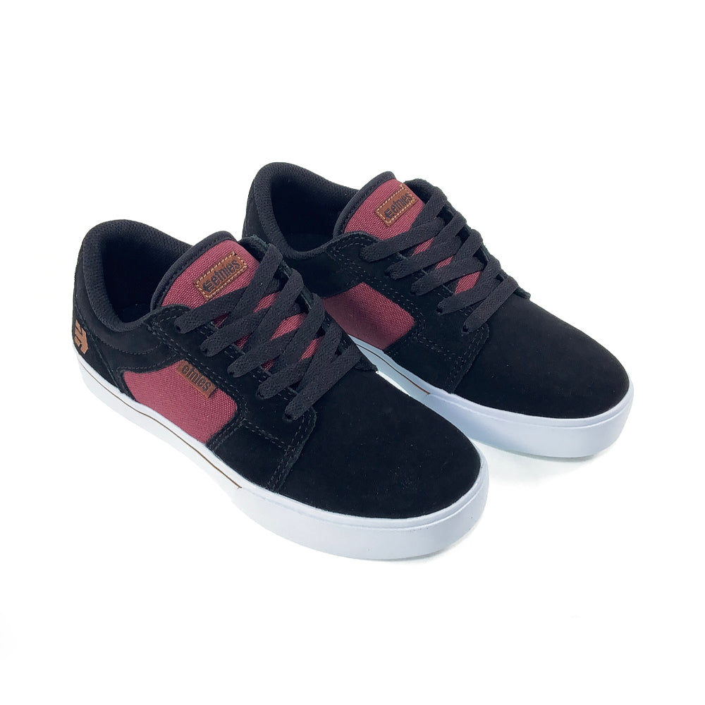 Etnies Barge LS Kids Shoes - Black / Red - Prime Delux Store