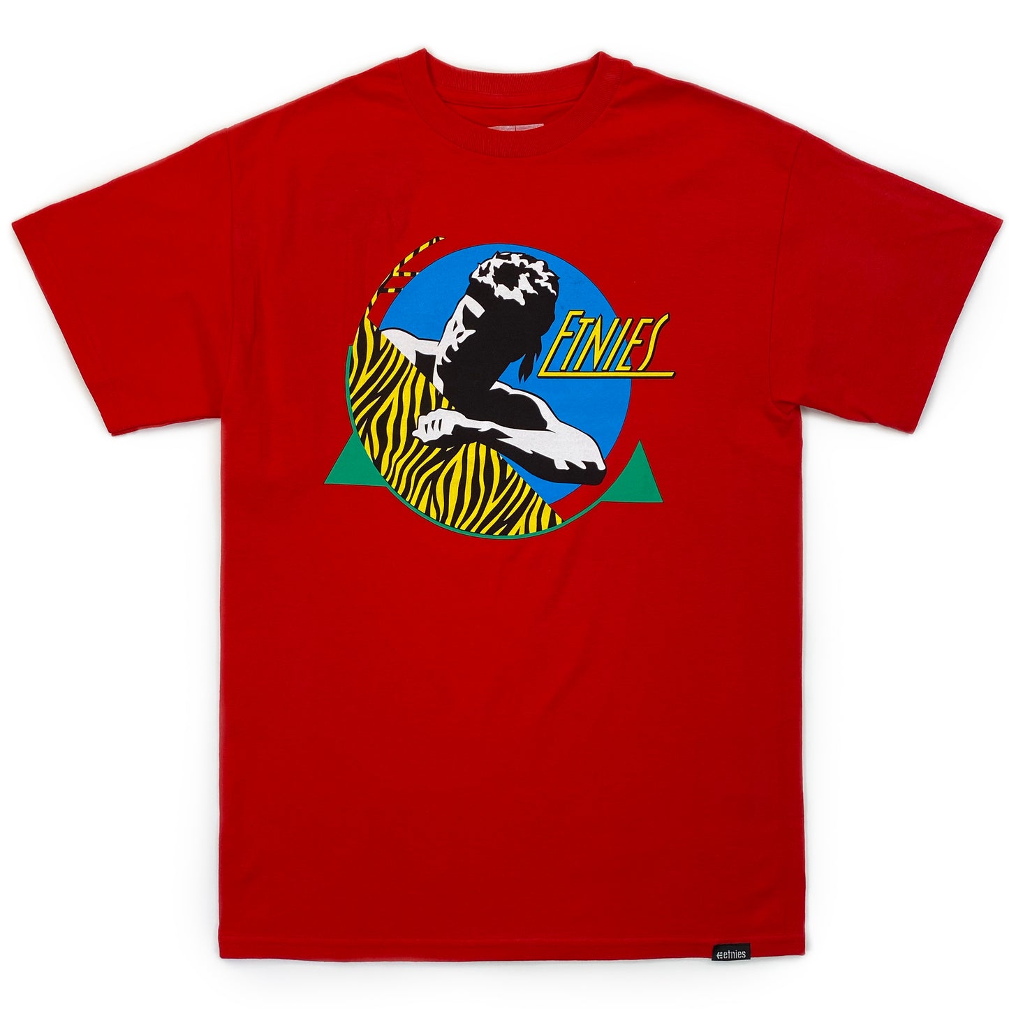 Etnies Retro SS T-shirt - Red - Prime Delux Store