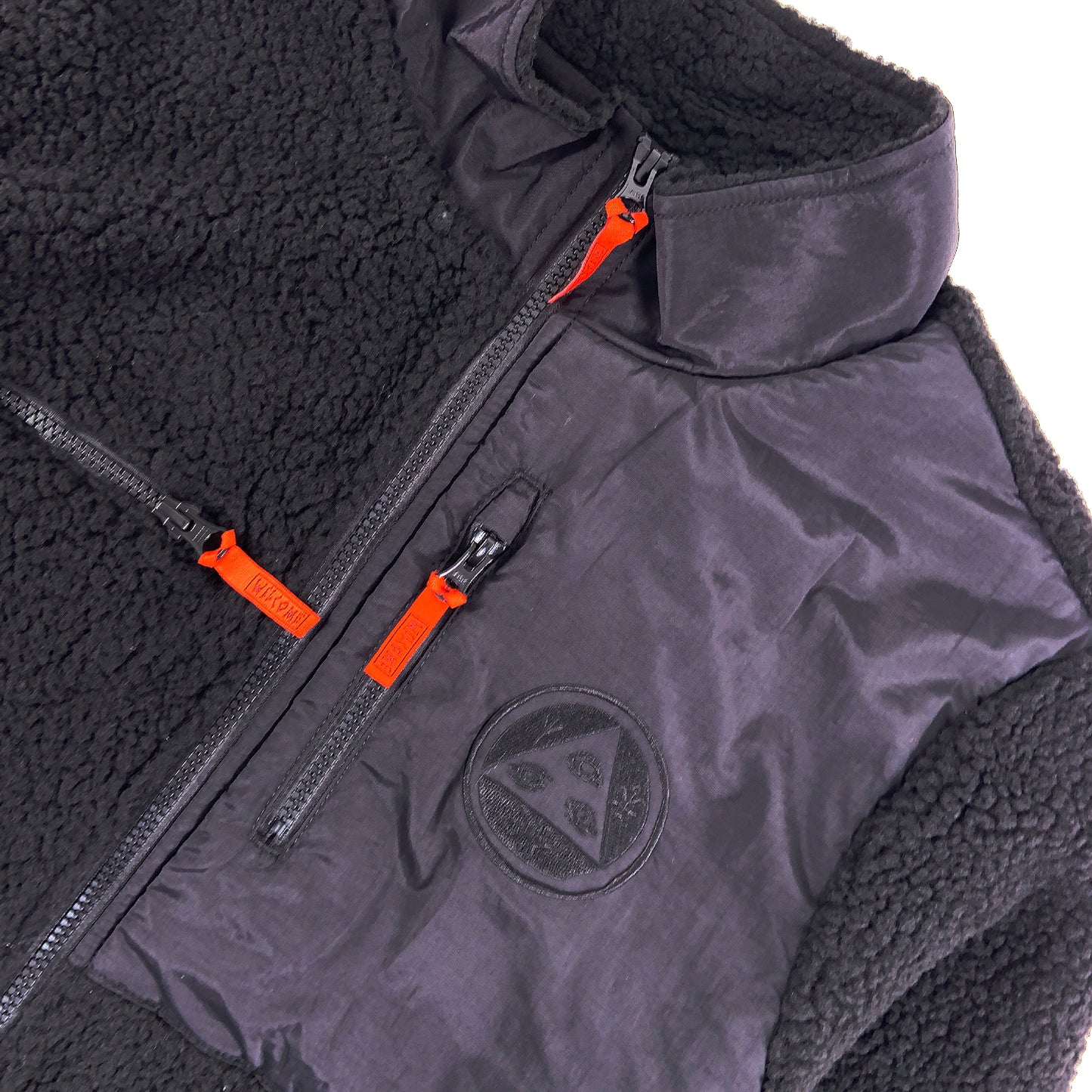 Welcome - Vertex Full-Zip Sherpa Fleece - Black - Prime Delux Store