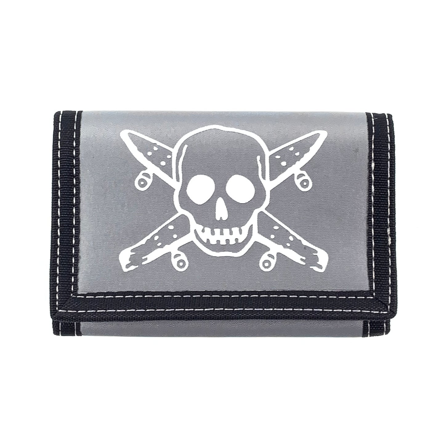 Fourstar Street Pirate Velcro Wallet - Charcoal - Prime Delux Store