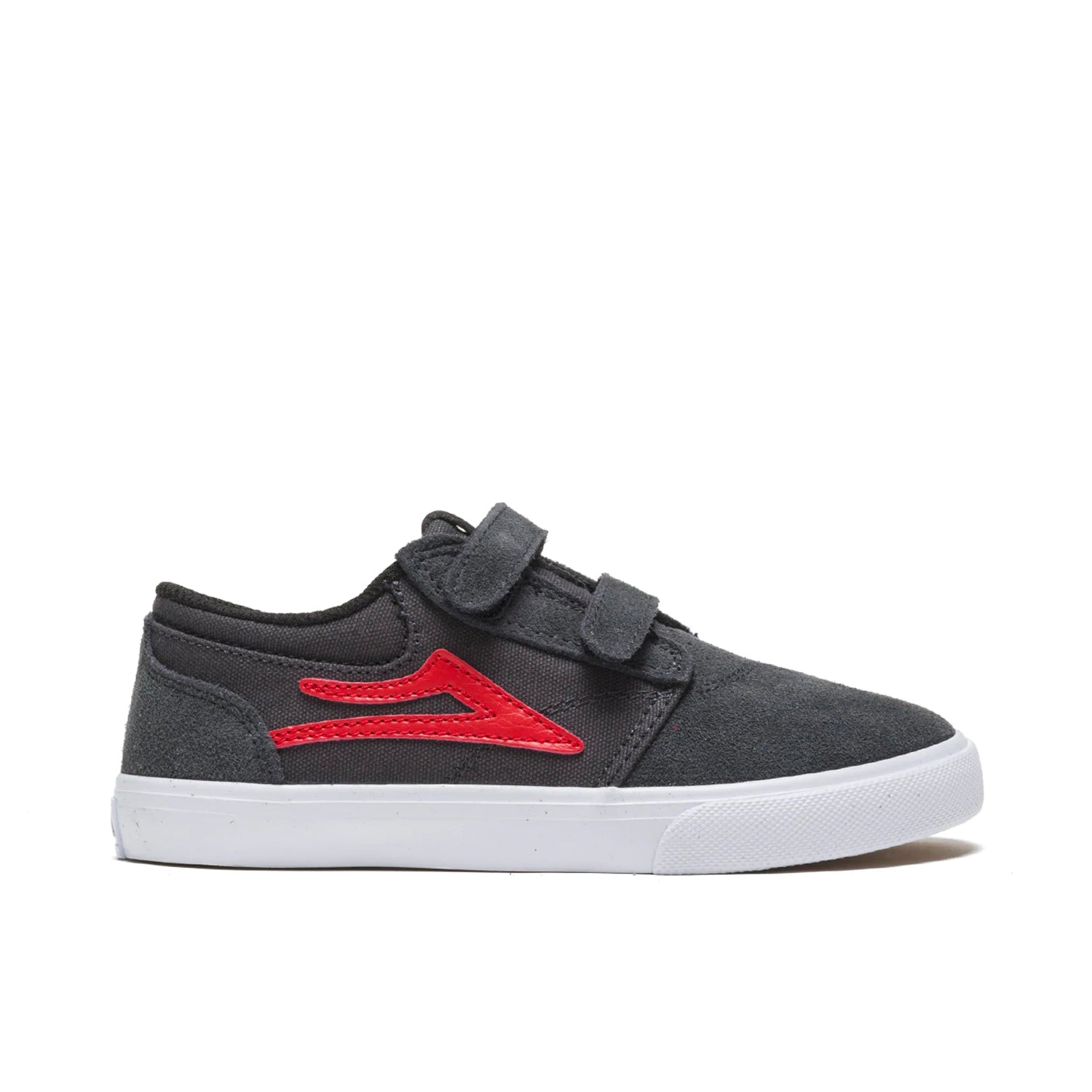 Lakai Griffin Kids Suede - Charcoal / Flame - Prime Delux Store
