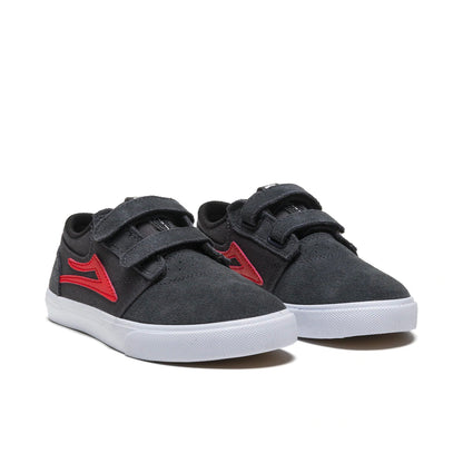 Lakai Griffin Kids Suede - Charcoal / Flame - Prime Delux Store
