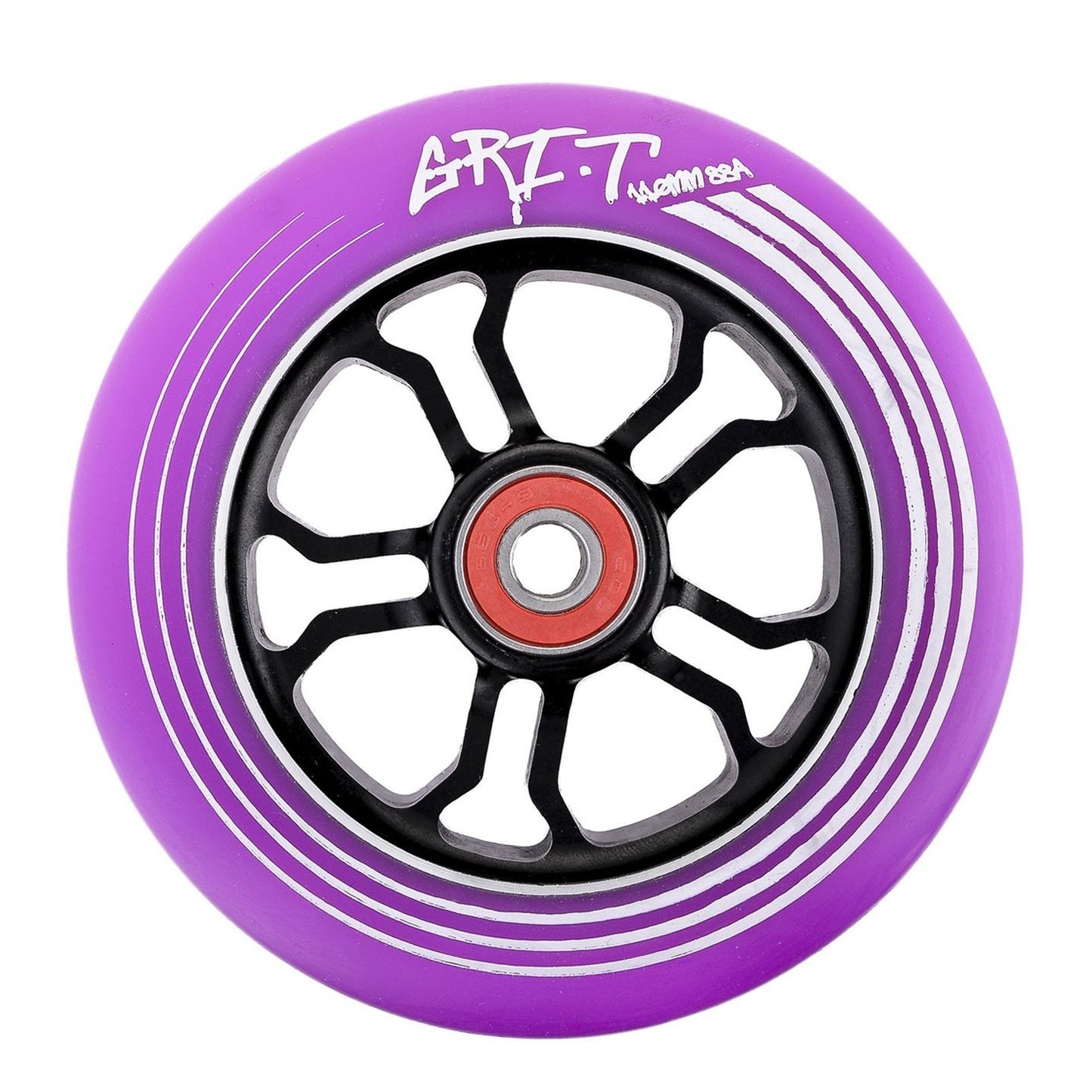 Grit Ultra Light Spoked V2 110mm Scooter Wheel  - Black / Purple - Prime Delux Store