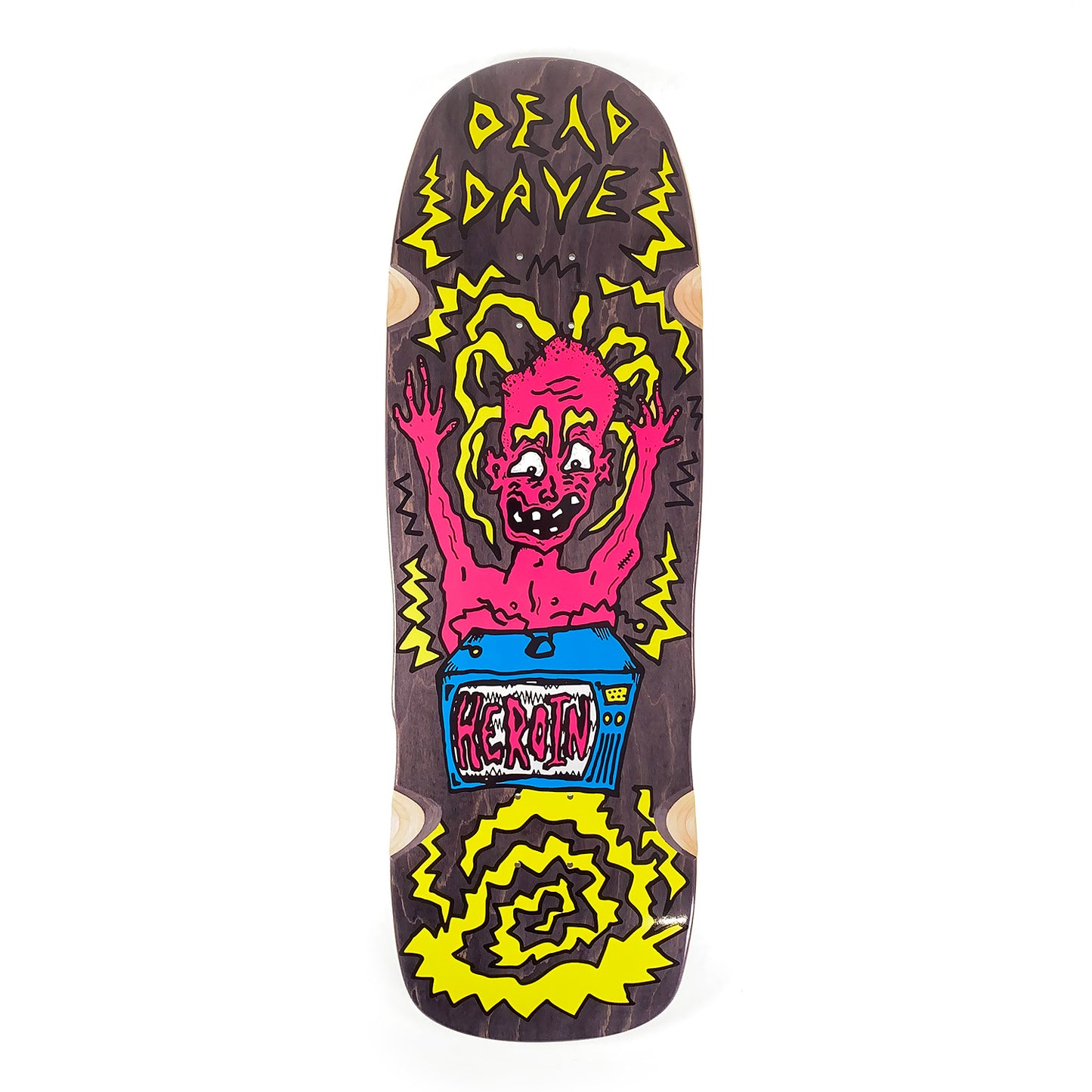 Heroin Skateboards - 10.1" - Dead Dave ‘TV Casualty’ Deck - Prime Delux Store