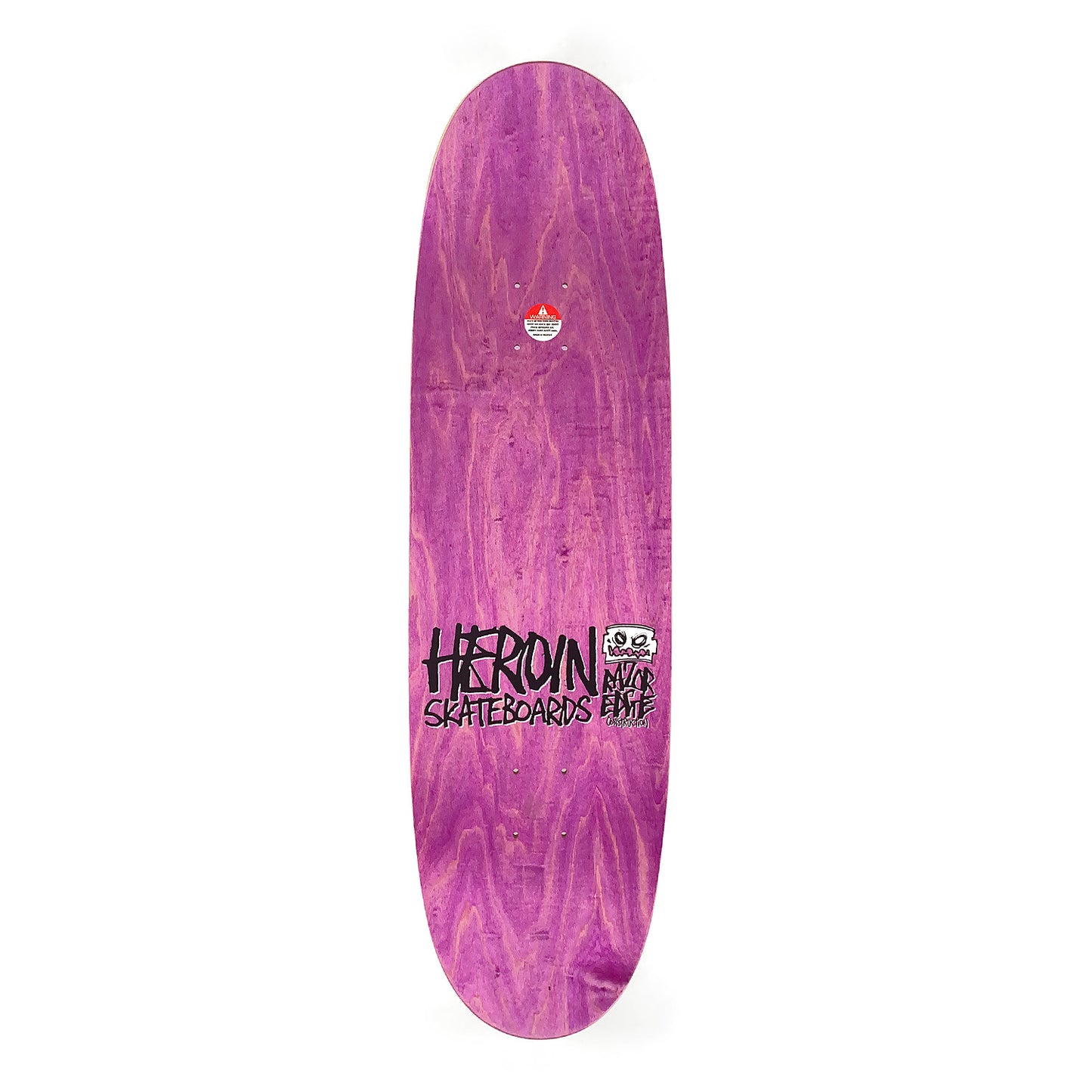 Heroin Skateboards - 8.9" - ‘Fried Egg II’ Deck - Prime Delux Store