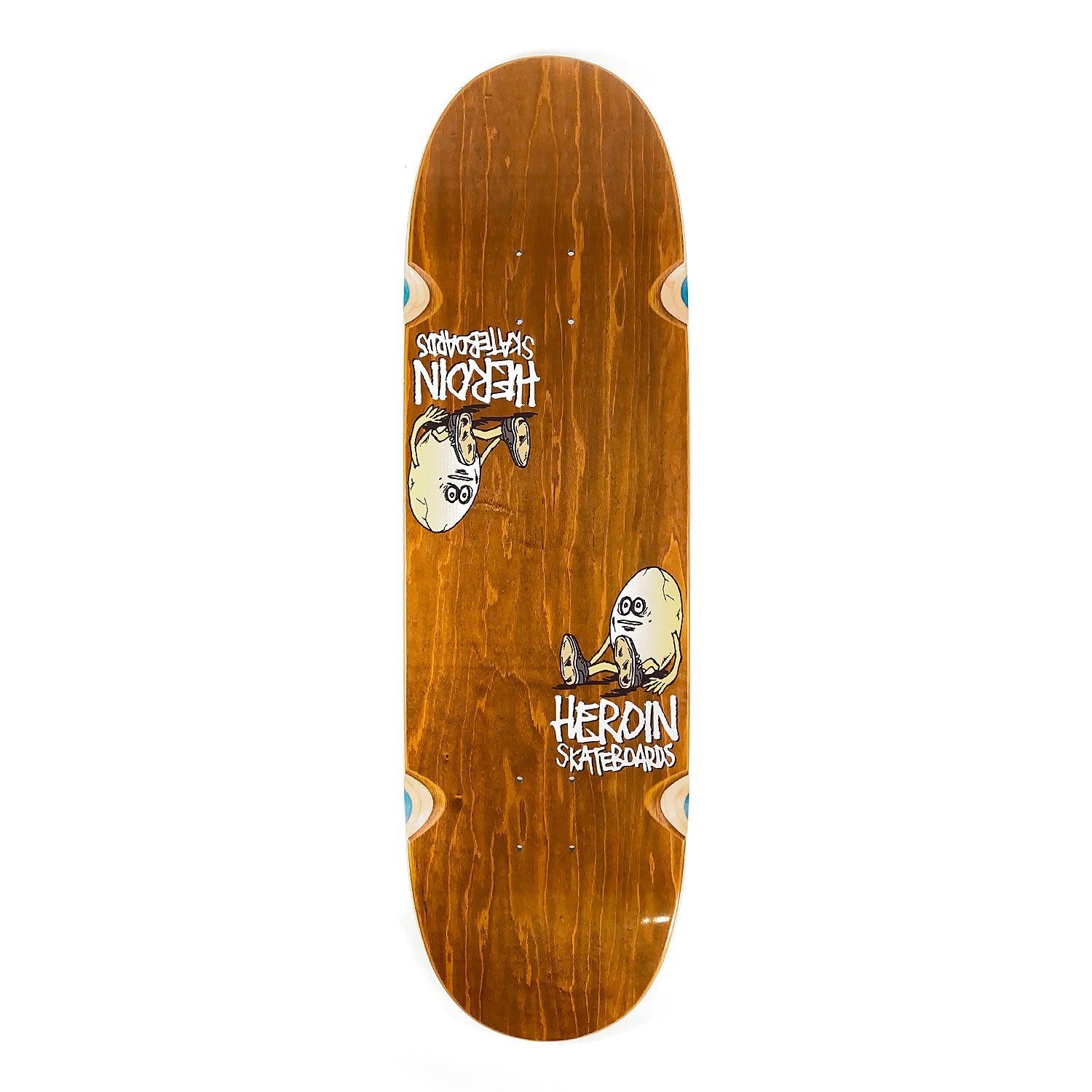 Heroin Skateboards - 9.25″ - Symmetrical Deck - Brown - Prime Delux Store