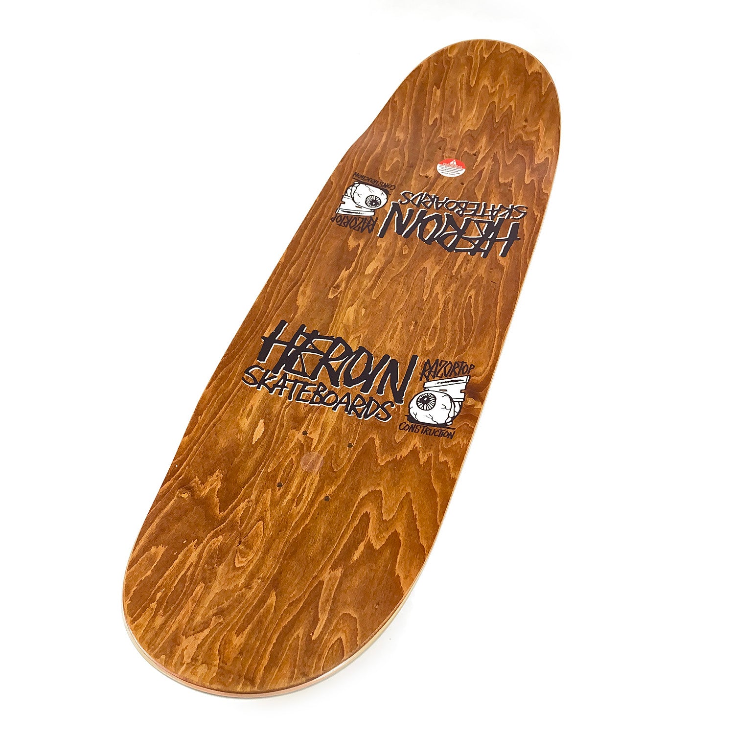 Heroin Skateboards - 9.5″ - ‘Razor Egg’ Symmetrical Deck - Yellow