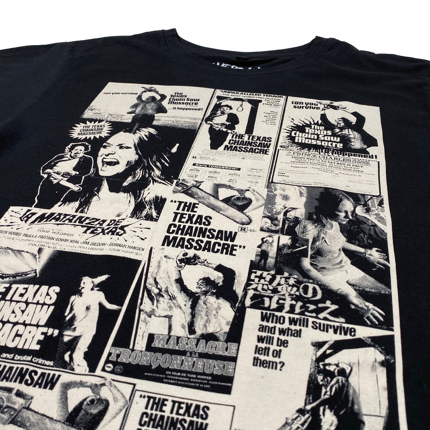 Heroin Texas Chainsaw Massacre Posters T Shirt - Black - Prime Delux Store