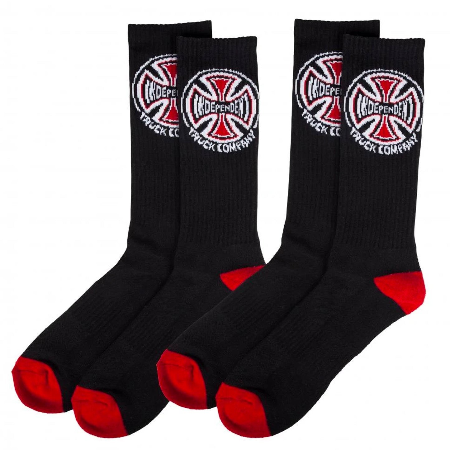 Independent Truck Co. Socks Red and Black (x2 Pairs) - Prime Delux Store