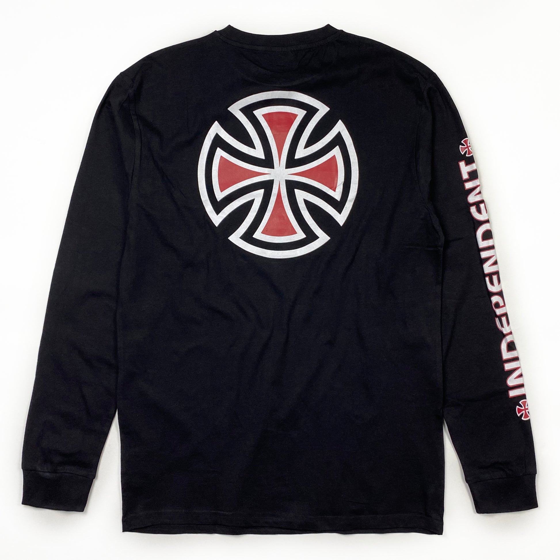 Independent Bar Cross Long Sleeve T - Black - Prime Delux Store