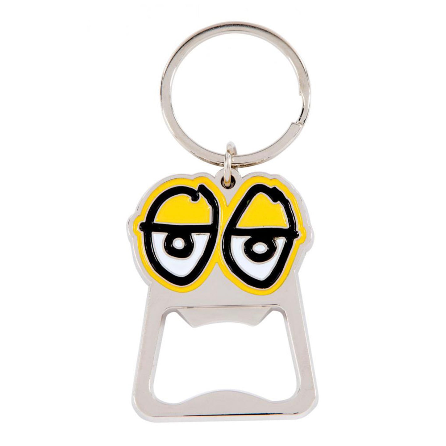 Krooked - Eyes Keychain - Yellow/Polished - Prime Delux Store