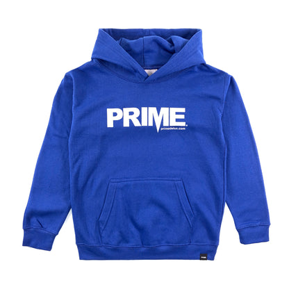 PRIME DELUX YOUTHS OG PREMIUM HOODED SWEAT - ROYAL BLUE / WHITE - Prime Delux Store