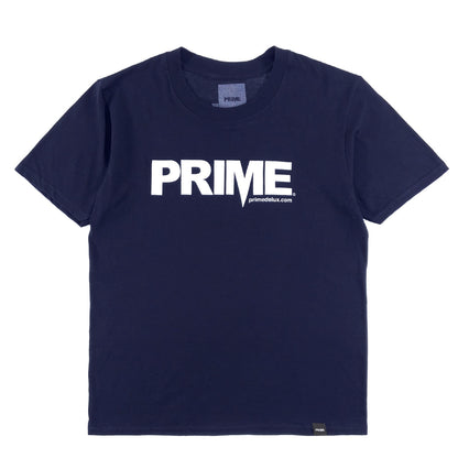 PRIME DELUX YOUTHS OG PREMIUM SHORT SLEEVE T-SHIRT - NAVY / WHITE - Prime Delux Store