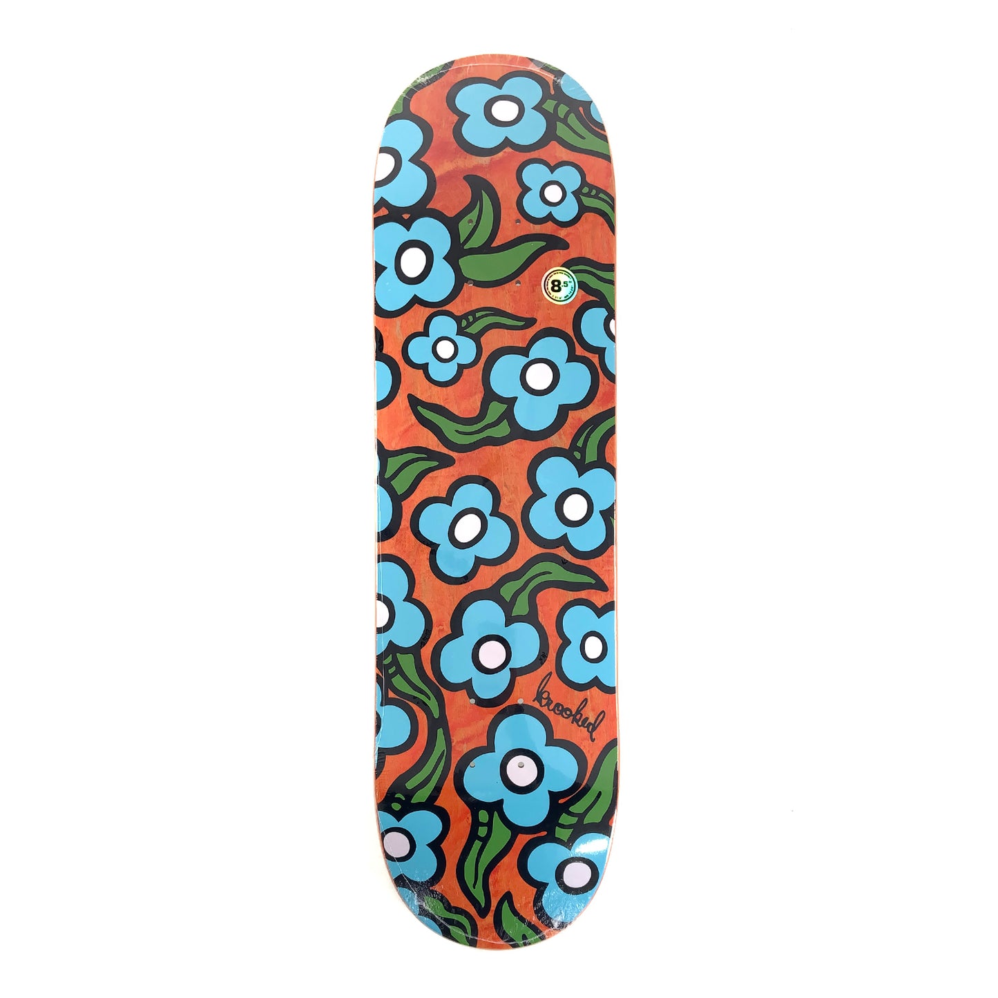 Krooked - 8.5" - Team Wild Style Flowers Deck - Prime Delux Store
