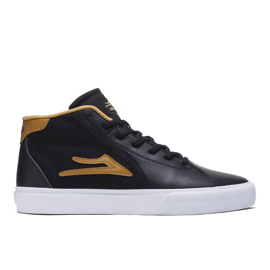 Lakai Flaco II Mid- Black / Tobacco Suede - Prime Delux Store