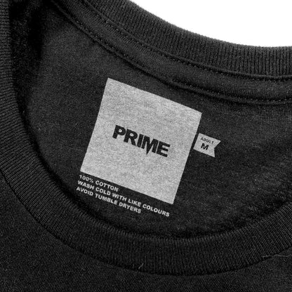 PRIME DELUX OG PREMIUM SHORT SLEEVE T-SHIRT - BLACK / BLACK - Prime Delux Store