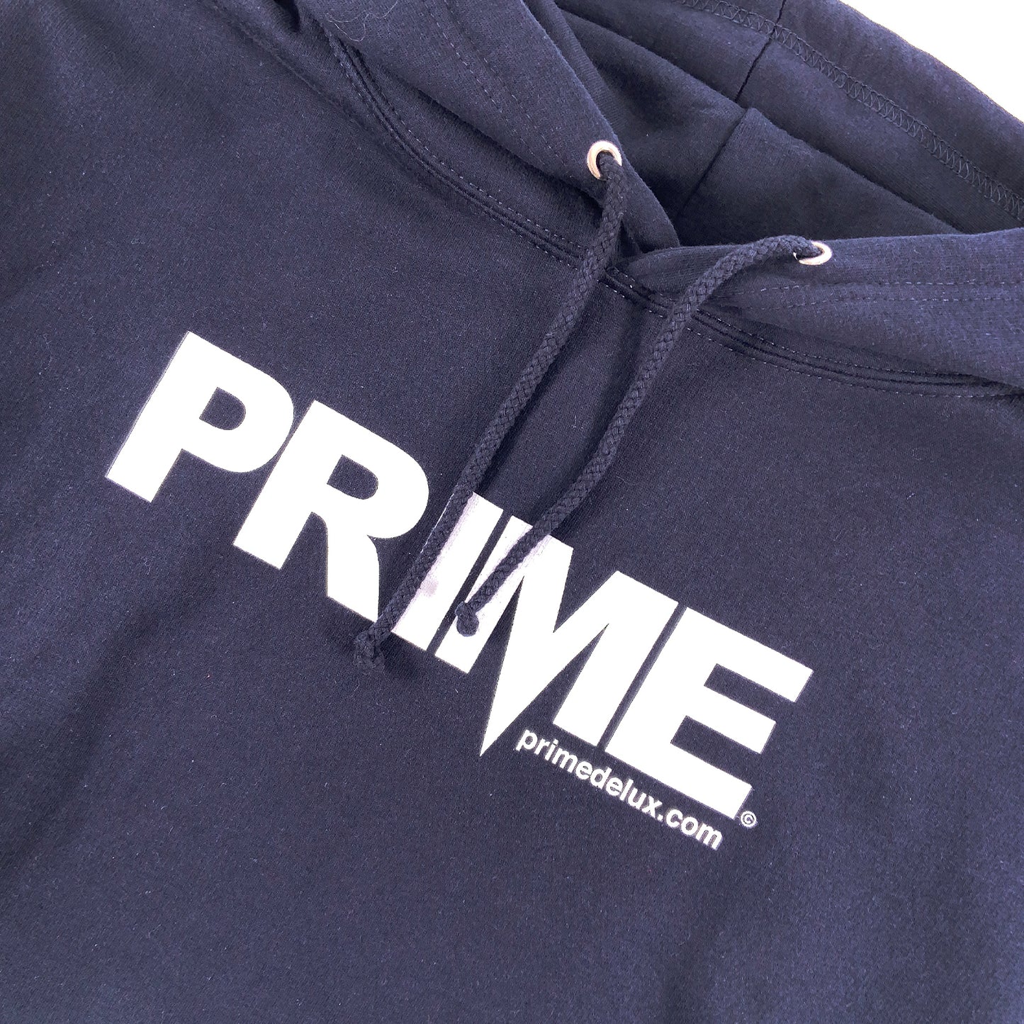 PRIME DELUX OG PREMIUM HOODED SWEAT - NEW FRENCH NAVY / WHITE - Prime Delux Store