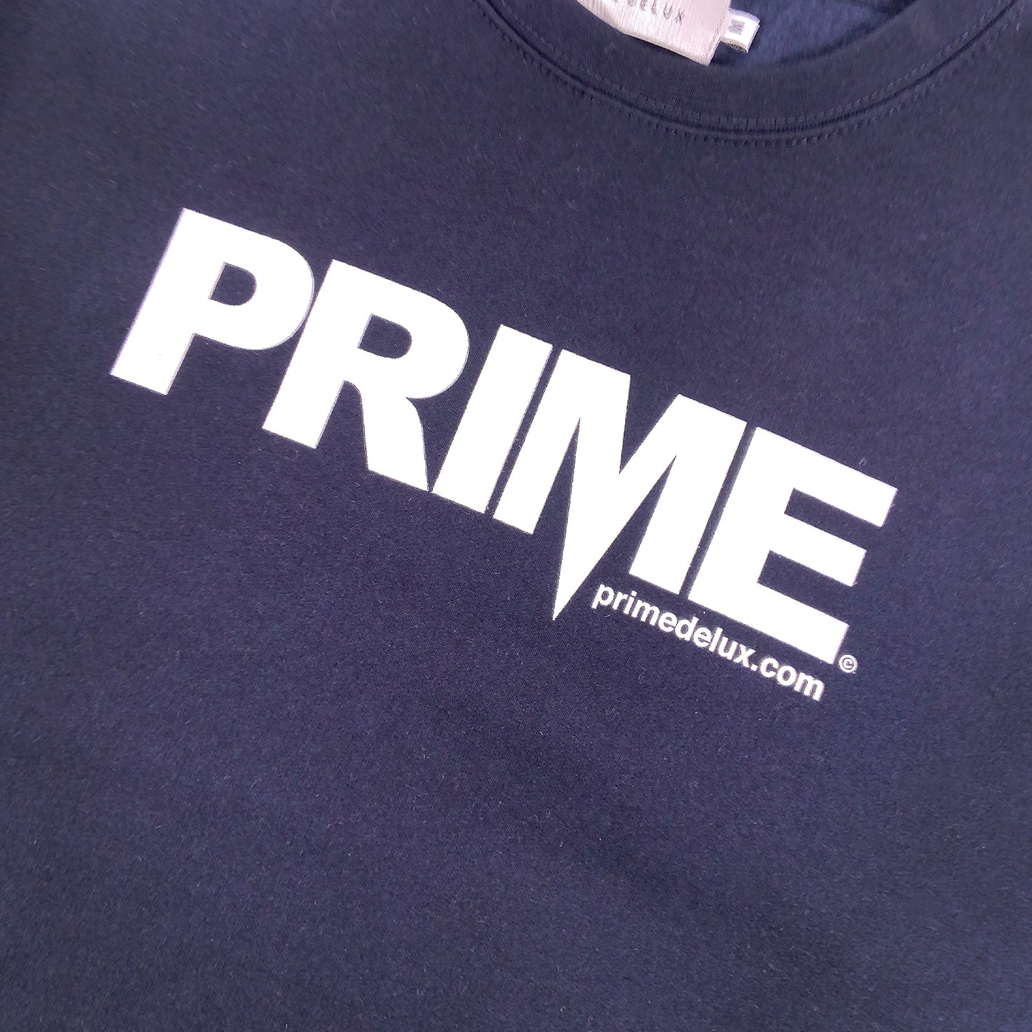 PRIME DELUX OG PREMIUM CREW SWEAT - NEW FRENCH NAVY / WHITE - Prime Delux Store