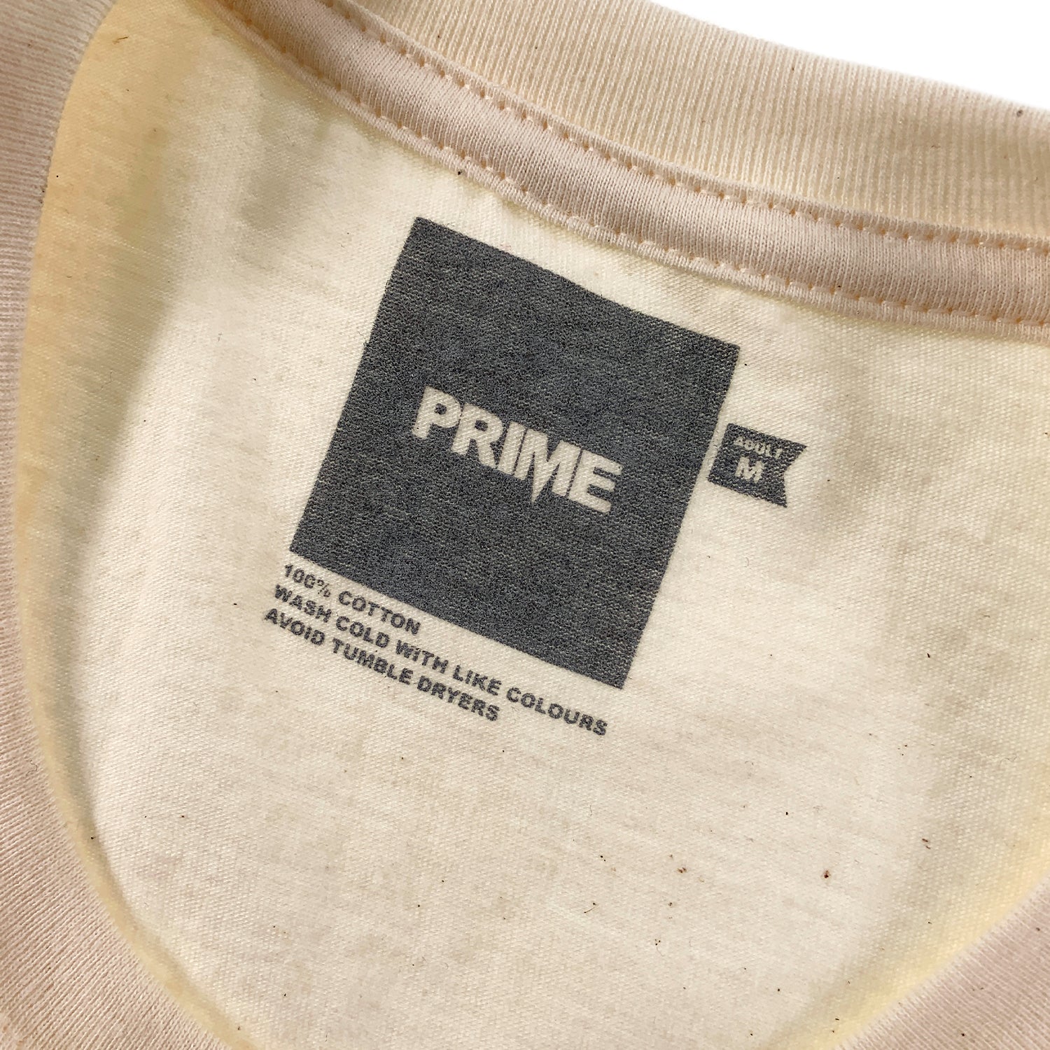PRIME DELUX OG PREMIUM SHORT SLEEVE T-SHIRT - NATURAL / BLACK - Prime Delux Store