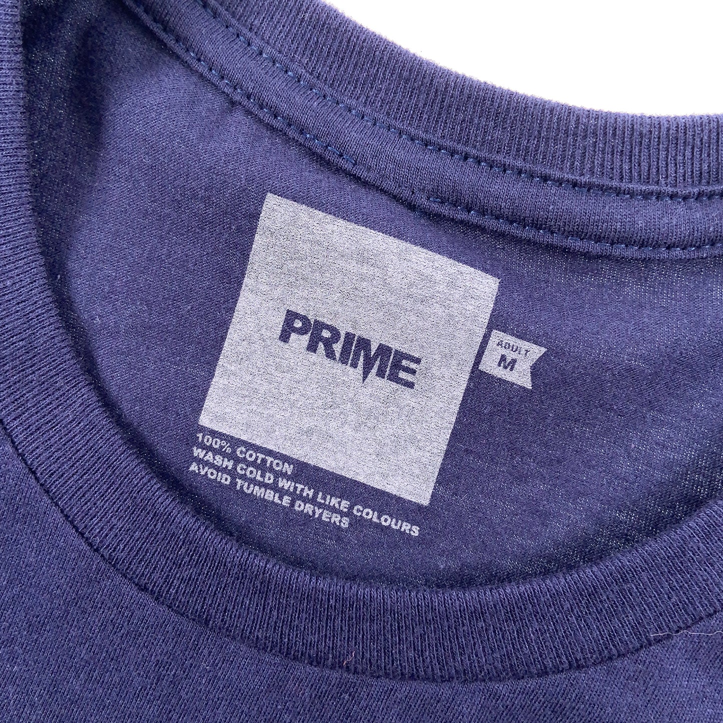 PRIME DELUX OG PREMIUM SHORT SLEEVE T-SHIRT- NAVY / WHITE - Prime Delux Store