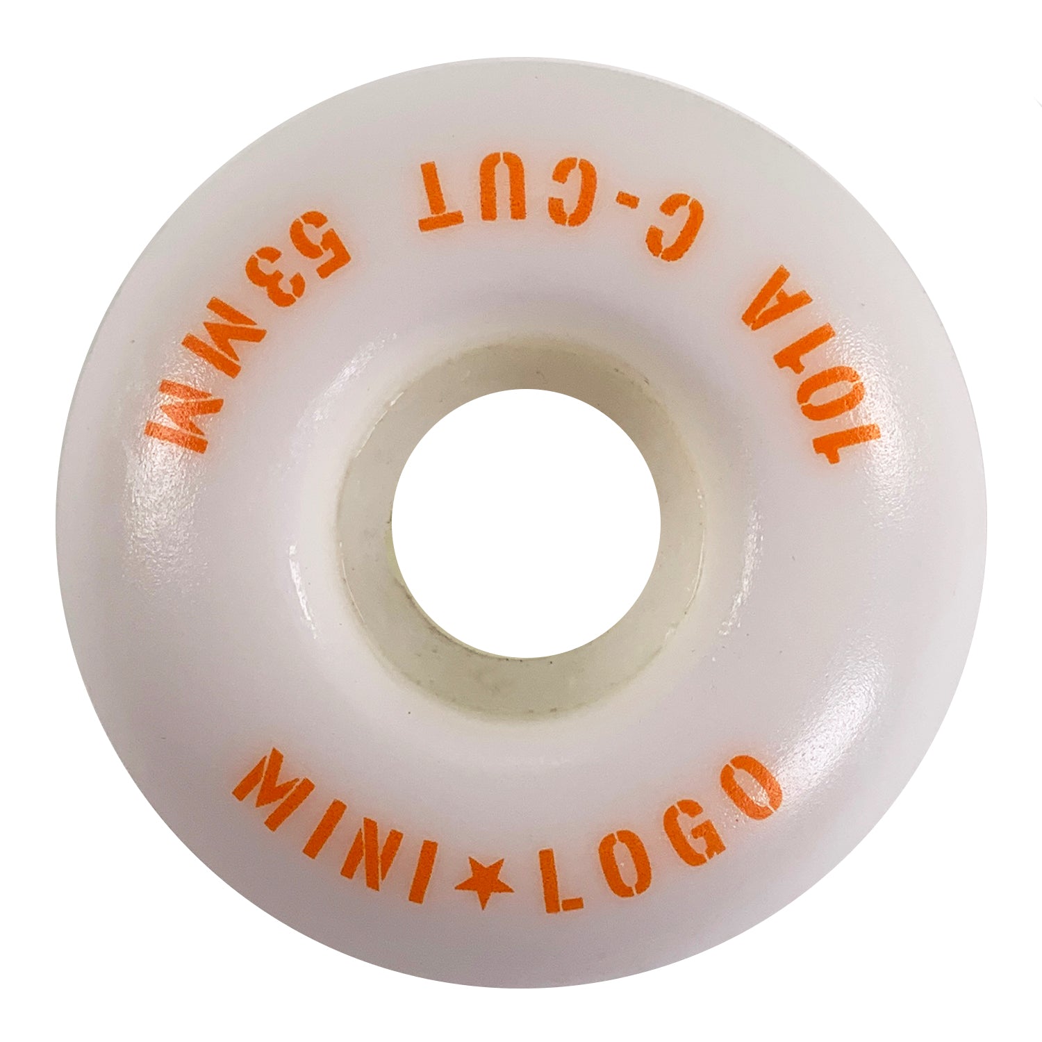 Mini Logo - 53mm -  C-Cut 2 101a Wheels - White - Prime Delux Store