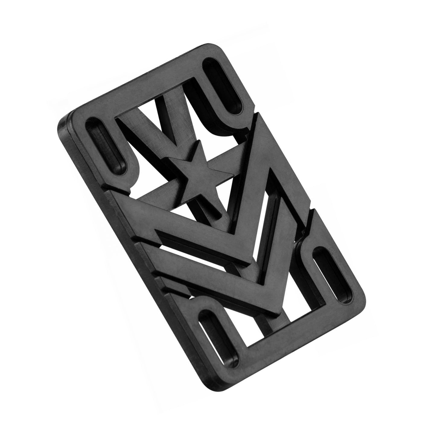 Mini Logo 0.25" Rigid Riser Pads - Black - Prime Delux Store
