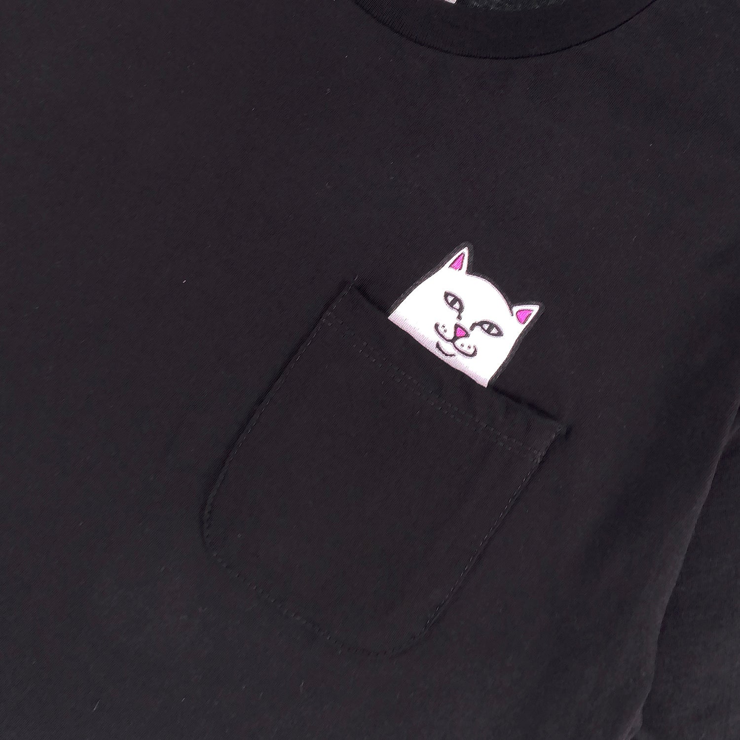 RIPNDIP - Lord Nermal Pocket Long Sleeve T-shirt - Black - Prime Delux Store